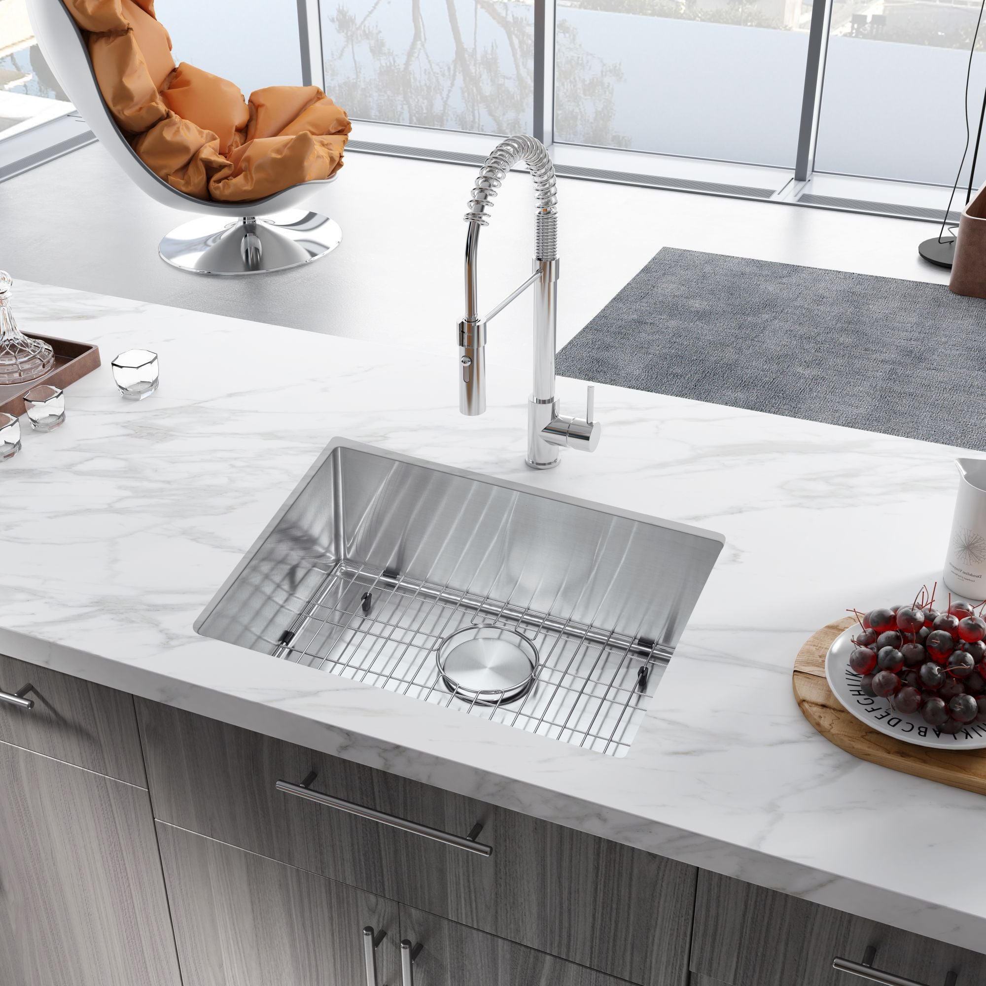 Handmade Kitchen Sink Combo With Faucet-Boyel Living
