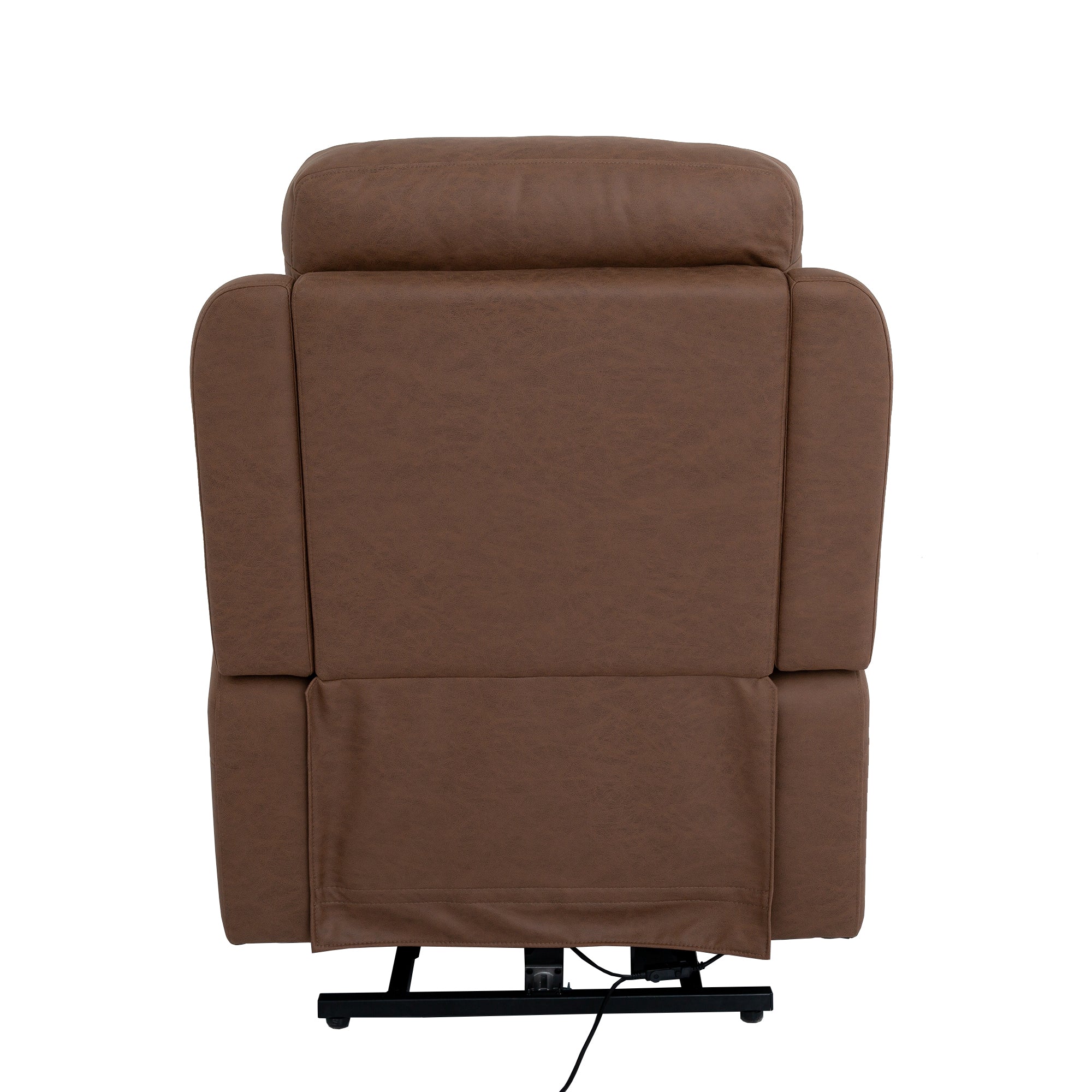 Power Lift Assist Standard Recliner with Storage and Overstuffed Pillows-Boyel Living