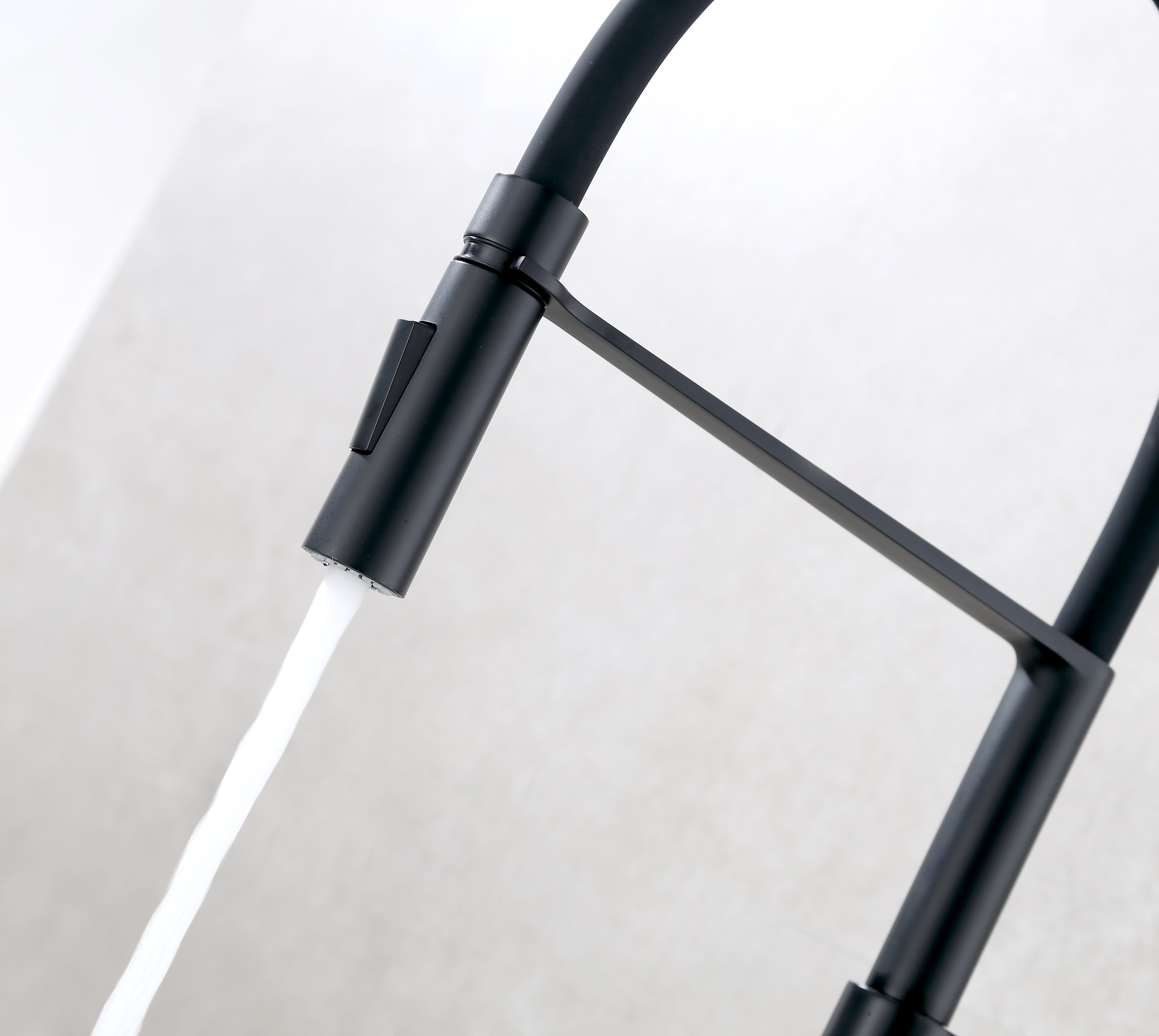 Pull Down Single Handle Kitchen Faucet-Boyel Living