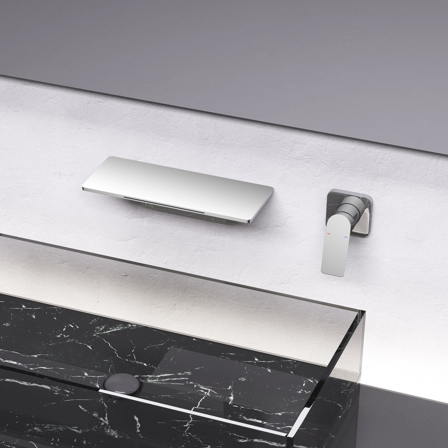 Waterfall Bathroom Sink Faucet-Boyel Living