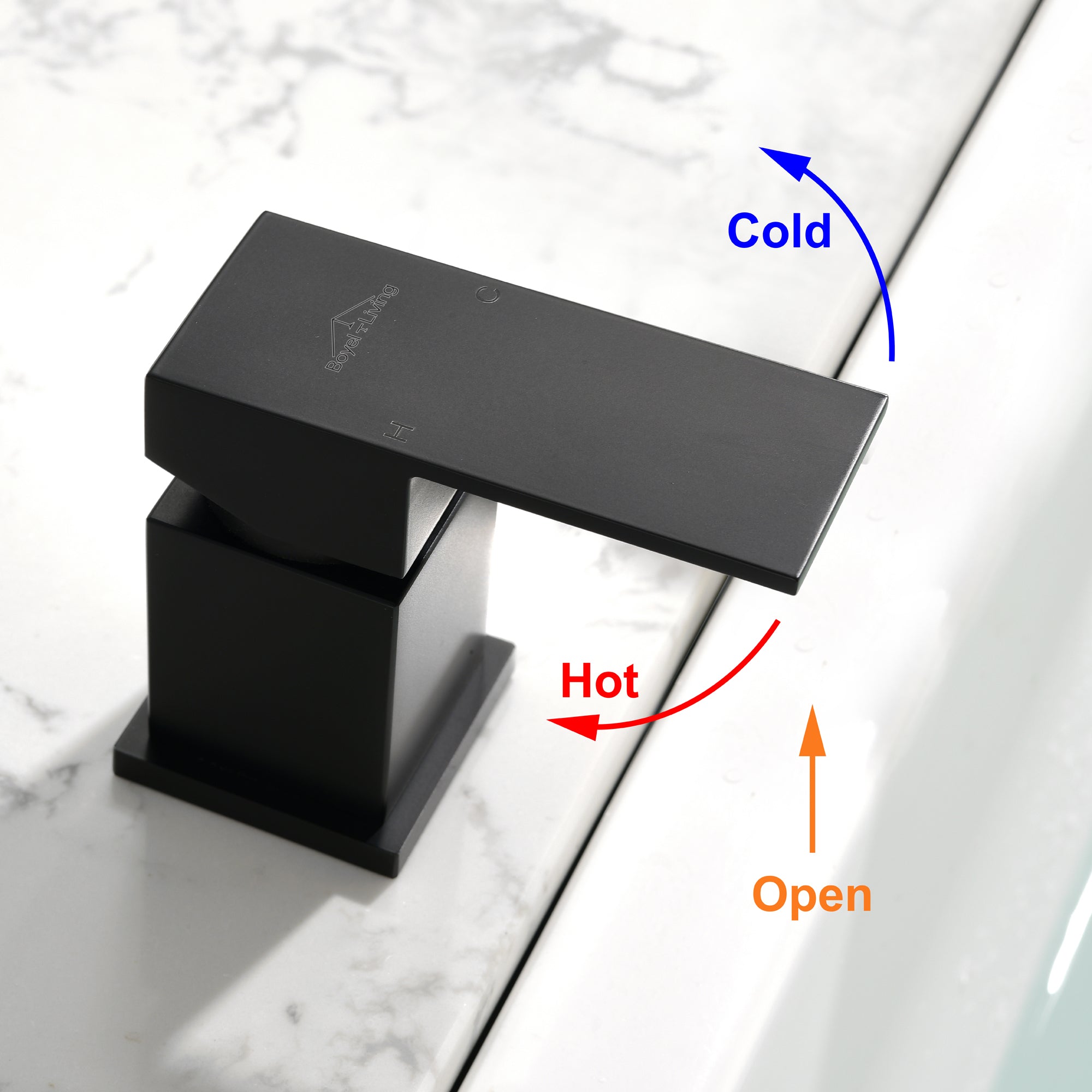 Boyel Living Bathtub Faucets Tub Deck Mount Roman Tub Faucet with Hand Shower and Water Suply Hose-Boyel Living