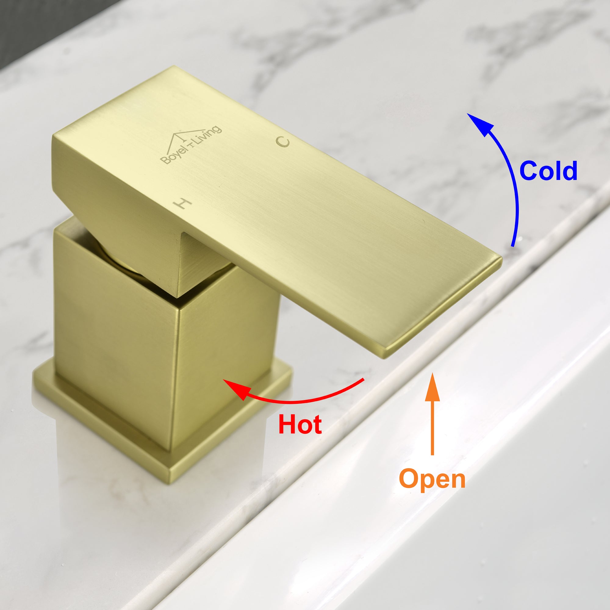 Boyel Living Bathtub Faucets Tub Deck Mount Roman Tub Faucet with Hand Shower and Water Suply Hose-Boyel Living