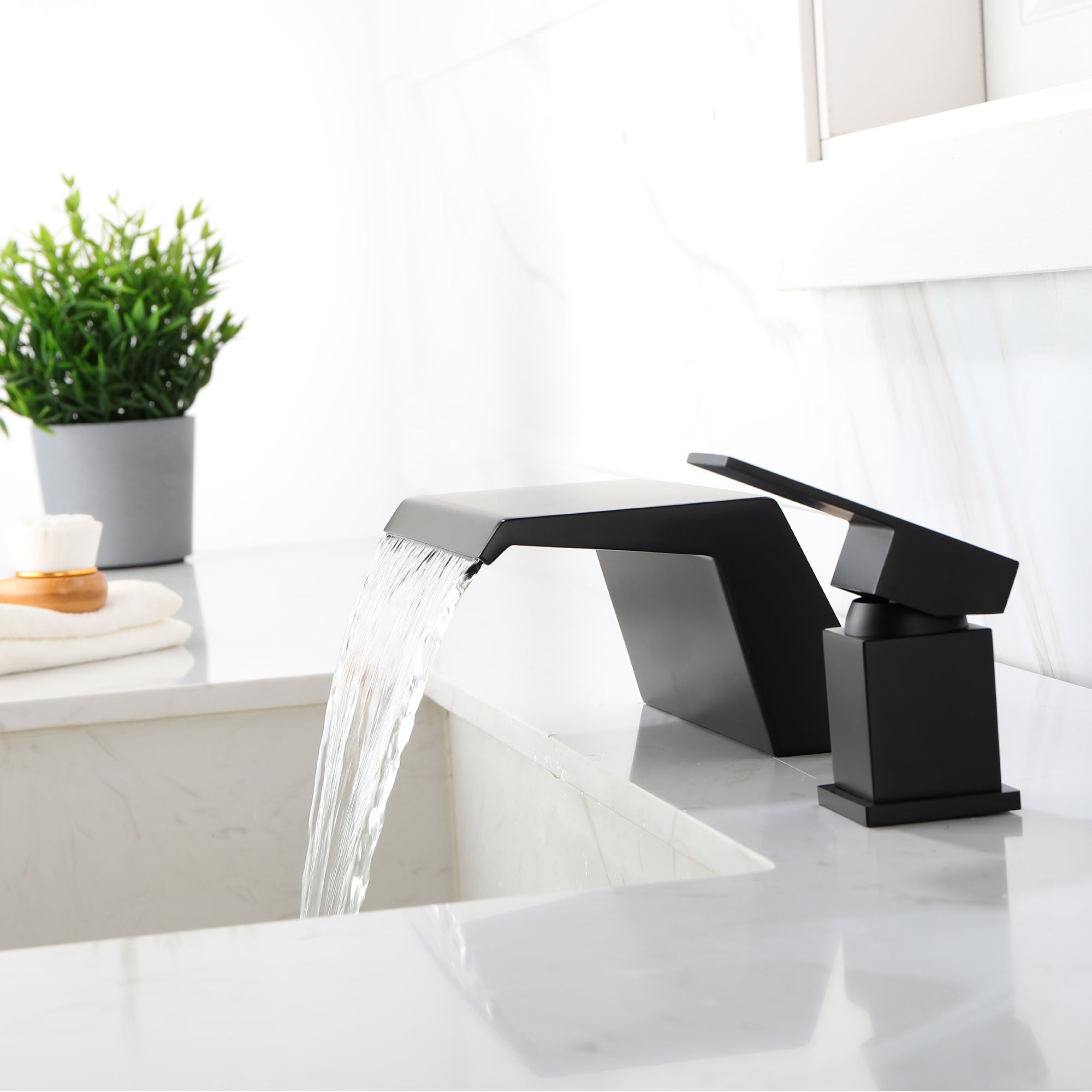 Boyel Living 8 in. Widespread Single Handle Bathroom Faucet with cUPC Hose-Boyel Living