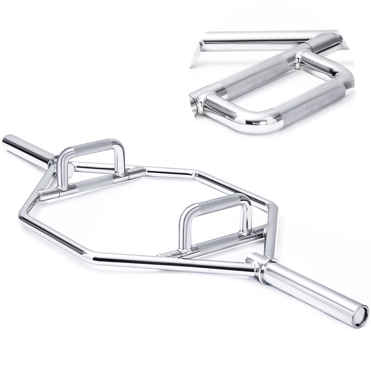 Standard Weight Lifting Trap Bar with 10.2" Sleeves-Boyel Living
