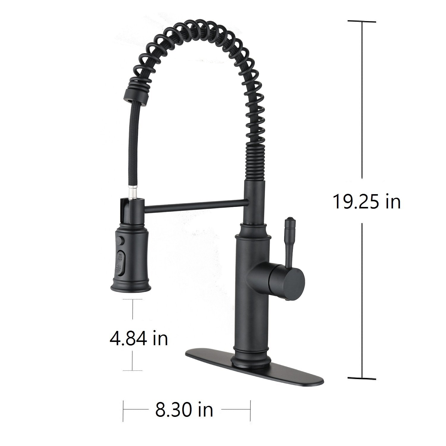 Touch Kitchen Faucet with Pull Down Sprayer-Boyel Living