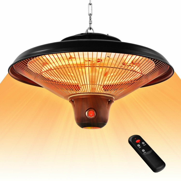 1500W Electric Hanging Ceiling Mounted Infrared Heater with Remote Control-Boyel Living
