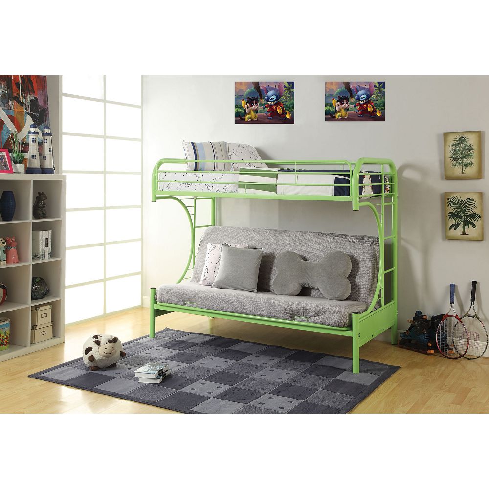 ACME Eclipse Bunk Bed (Twin/Full/Futon) in Green 02091GR-Boyel Living