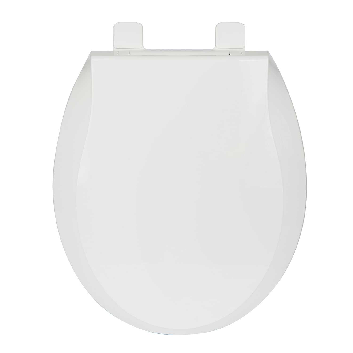 Slow Close Round Closed Front Toilet Seat in White-Boyel Living