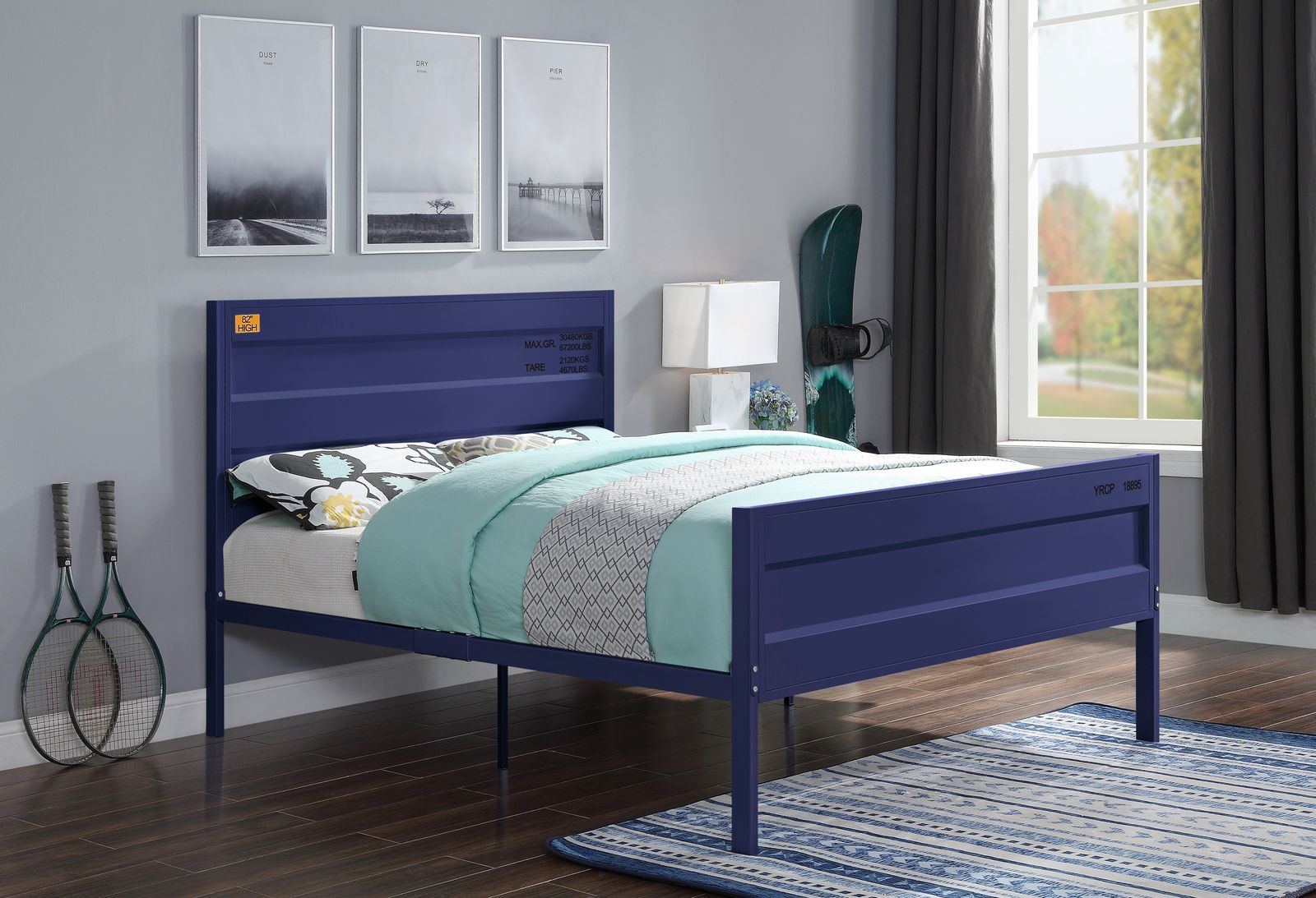 ACME Cargo Full Bed, Blue-Boyel Living