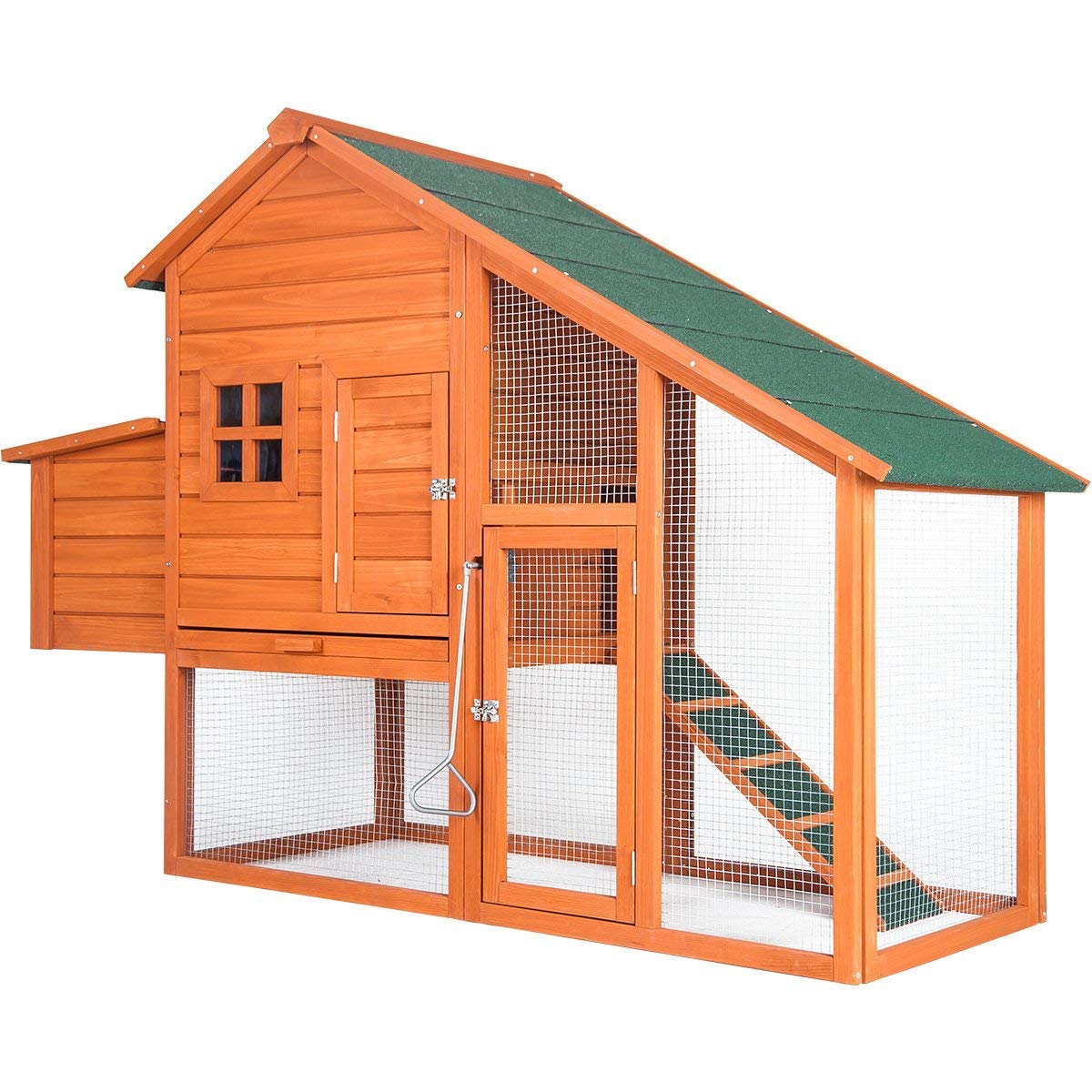Pet Rabbit Hutch Wooden House Chicken Coop for Small Animals-Boyel Living
