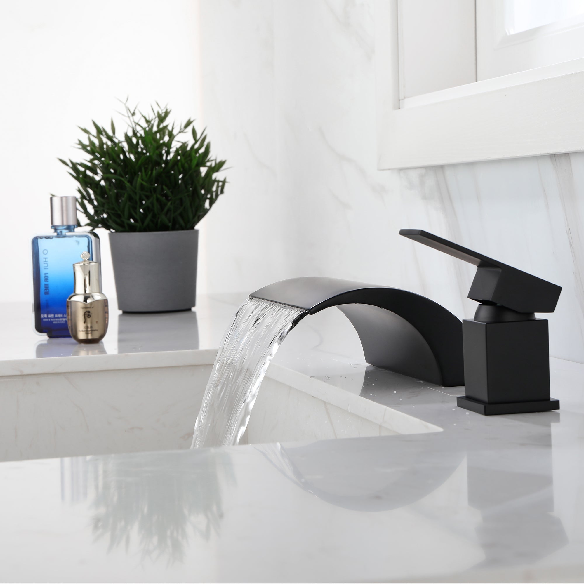 Boyel Living 8 in. Widespread Single Handle Bathroom Faucet with cUPC Hose-Boyel Living