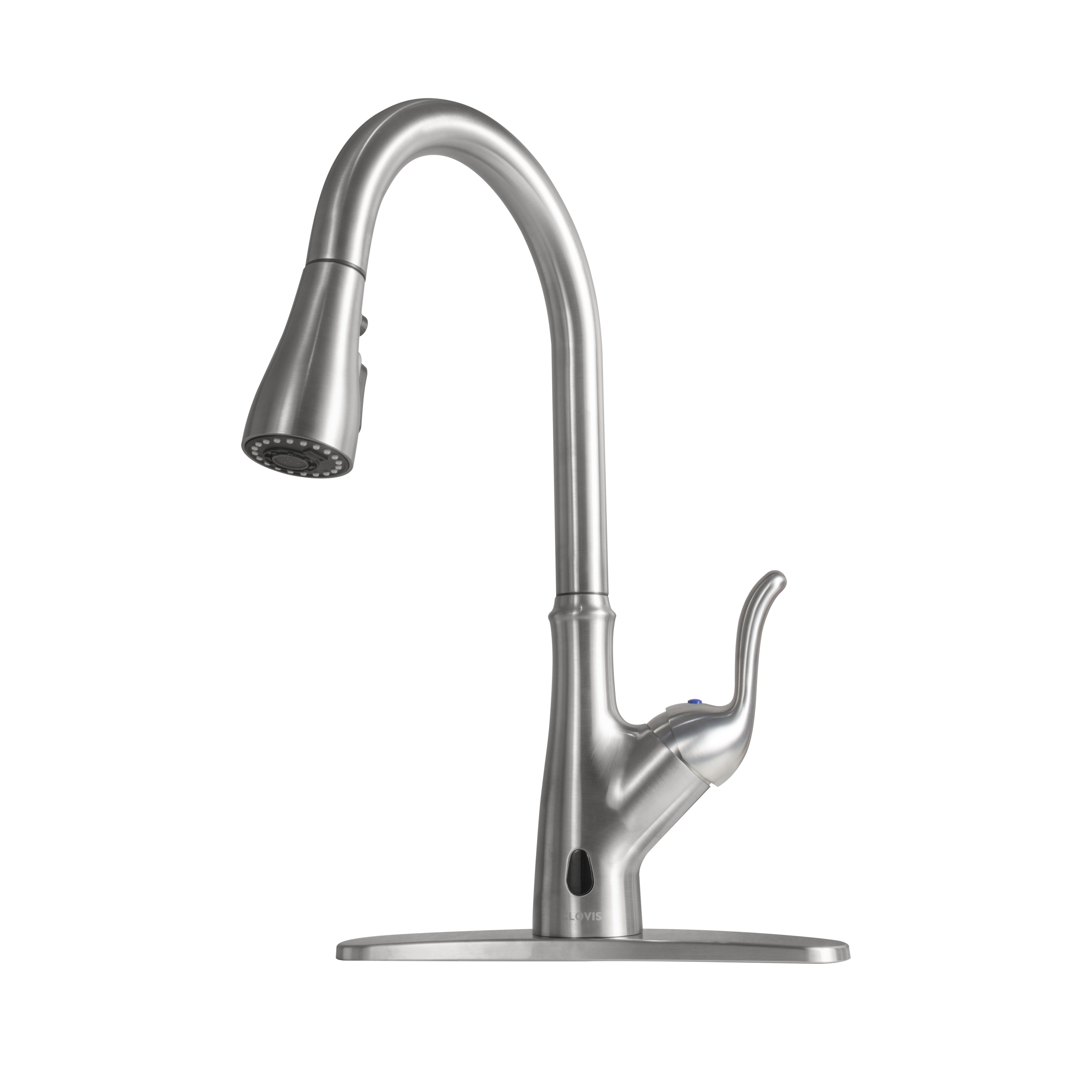 Pull Down Touchless Single Handle Kitchen Faucet-Boyel Living