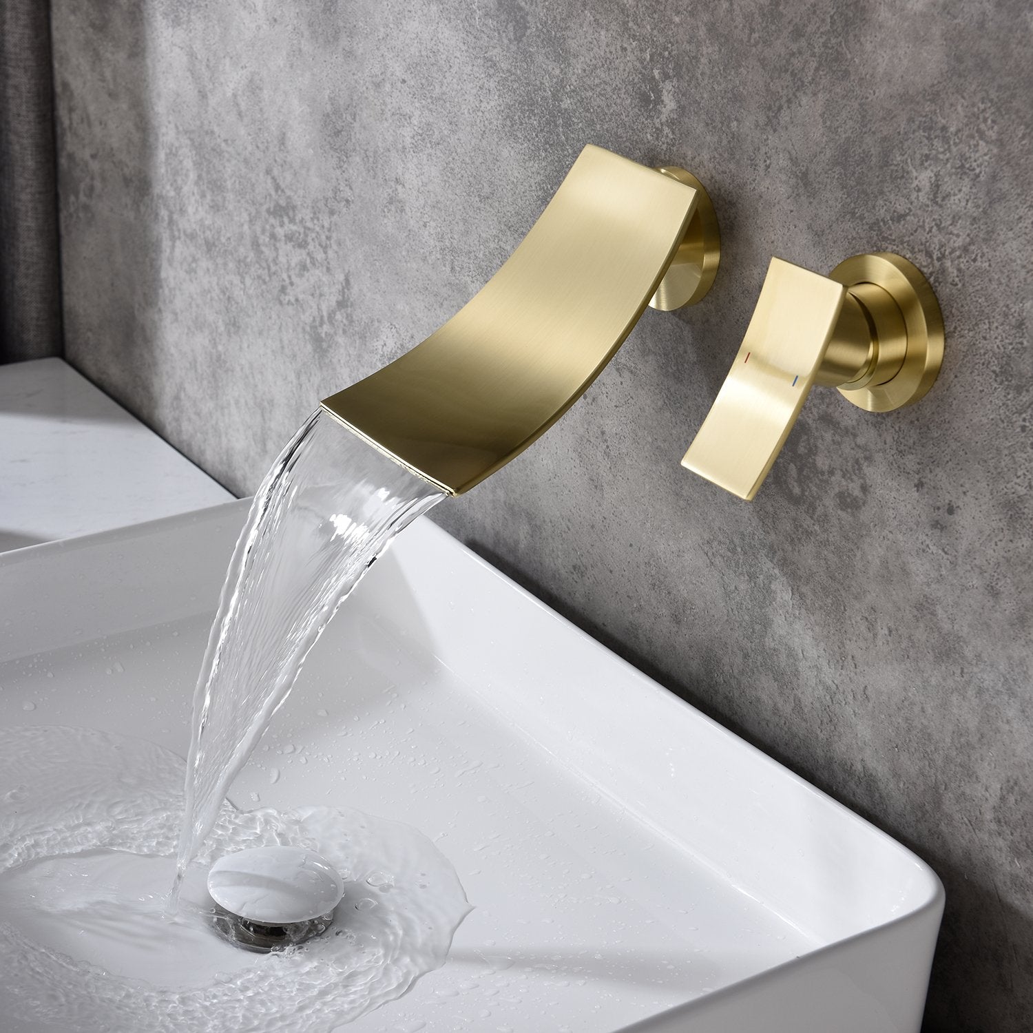 Wall Mount Widespread Bathroom Faucet-Boyel Living