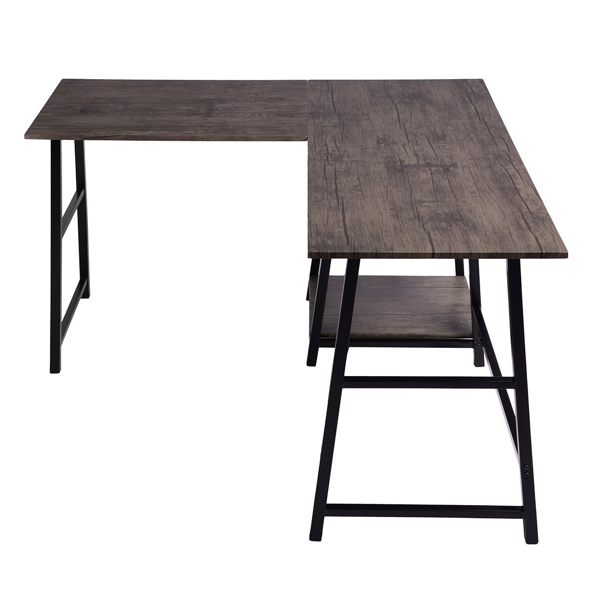 Brown Computer Desk  Gaming Table Home Office-Boyel Living