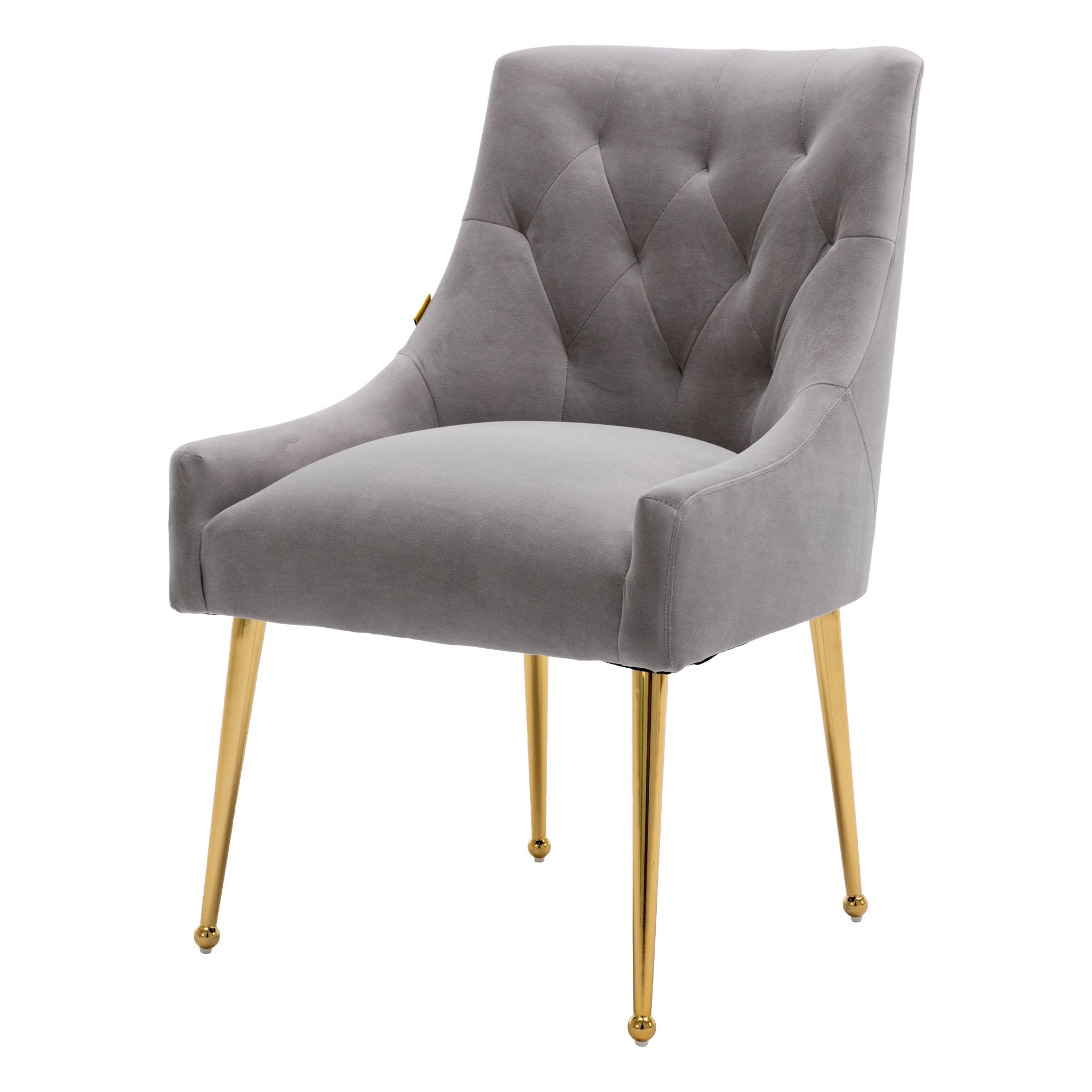 Boyel Living Tufted Velvet Upholstered Dining Chair, Velvet Side Chair, Accent Chair - Set of 2-Boyel Living