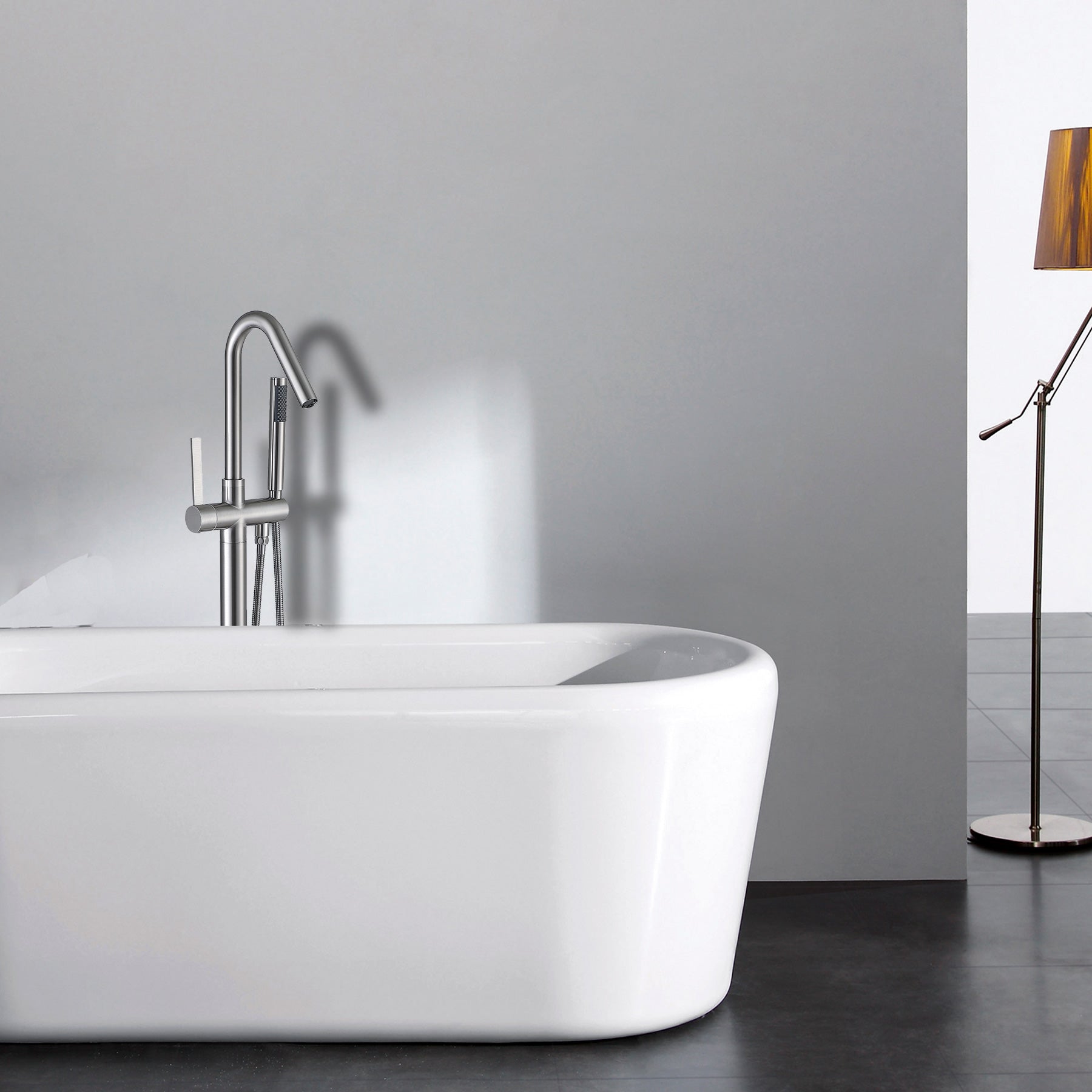 Modern Stand-alone Bathtub Faucet-Boyel Living
