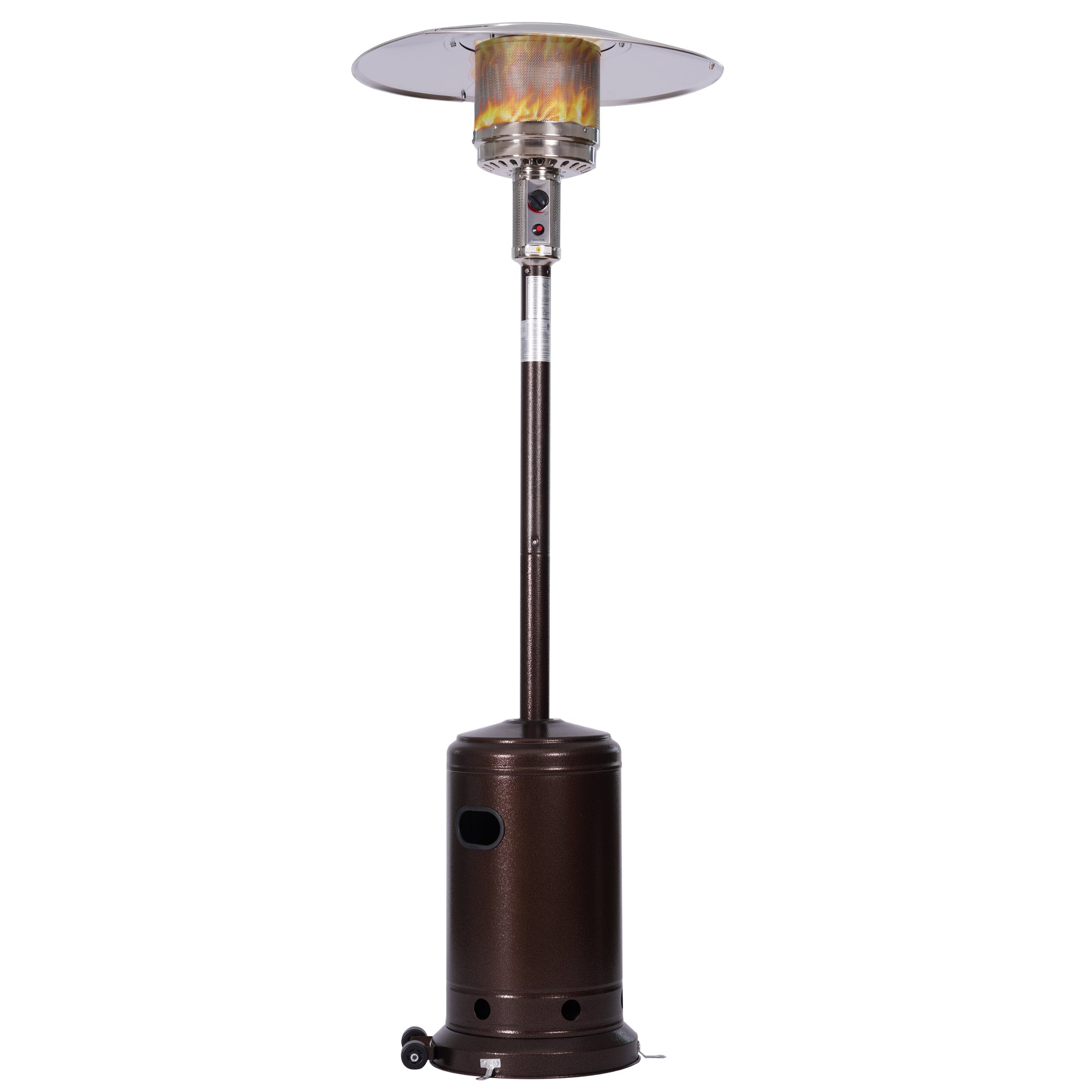 Outdoor Patio 88 Inches Tall Premium Standing Gas Heater-Boyel Living
