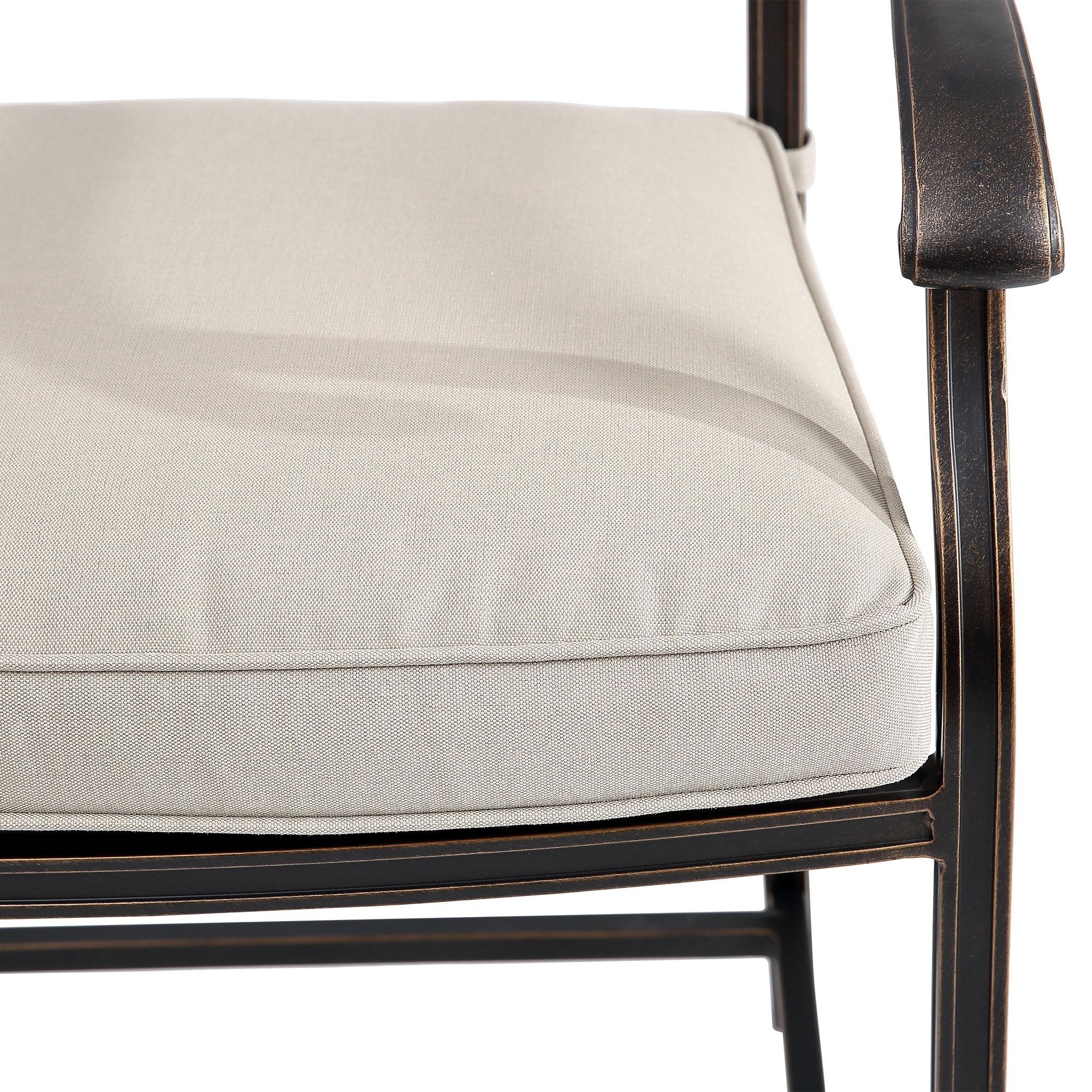 Cast aluminum high dining chair-Boyel Living