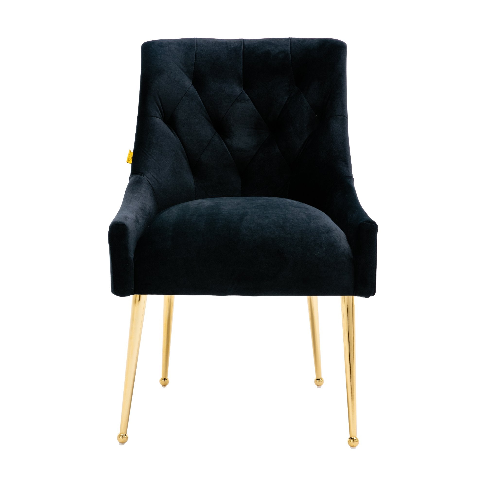 Boyel Living Tufted Velvet Upholstered Dining Chair, Velvet Side Chair, Accent Chair - Set of 2-Boyel Living