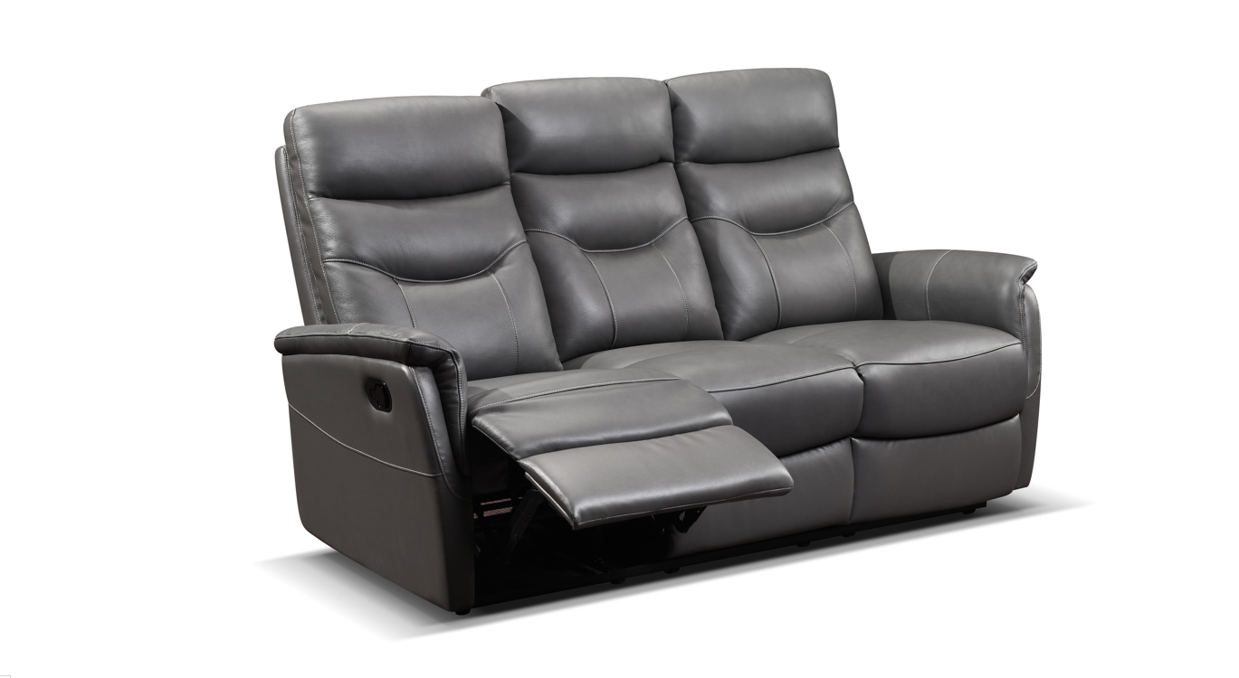 Living Room Furniture Recliner sofa in Half Genuine Leather Top Thick leather 1.35mm-Boyel Living