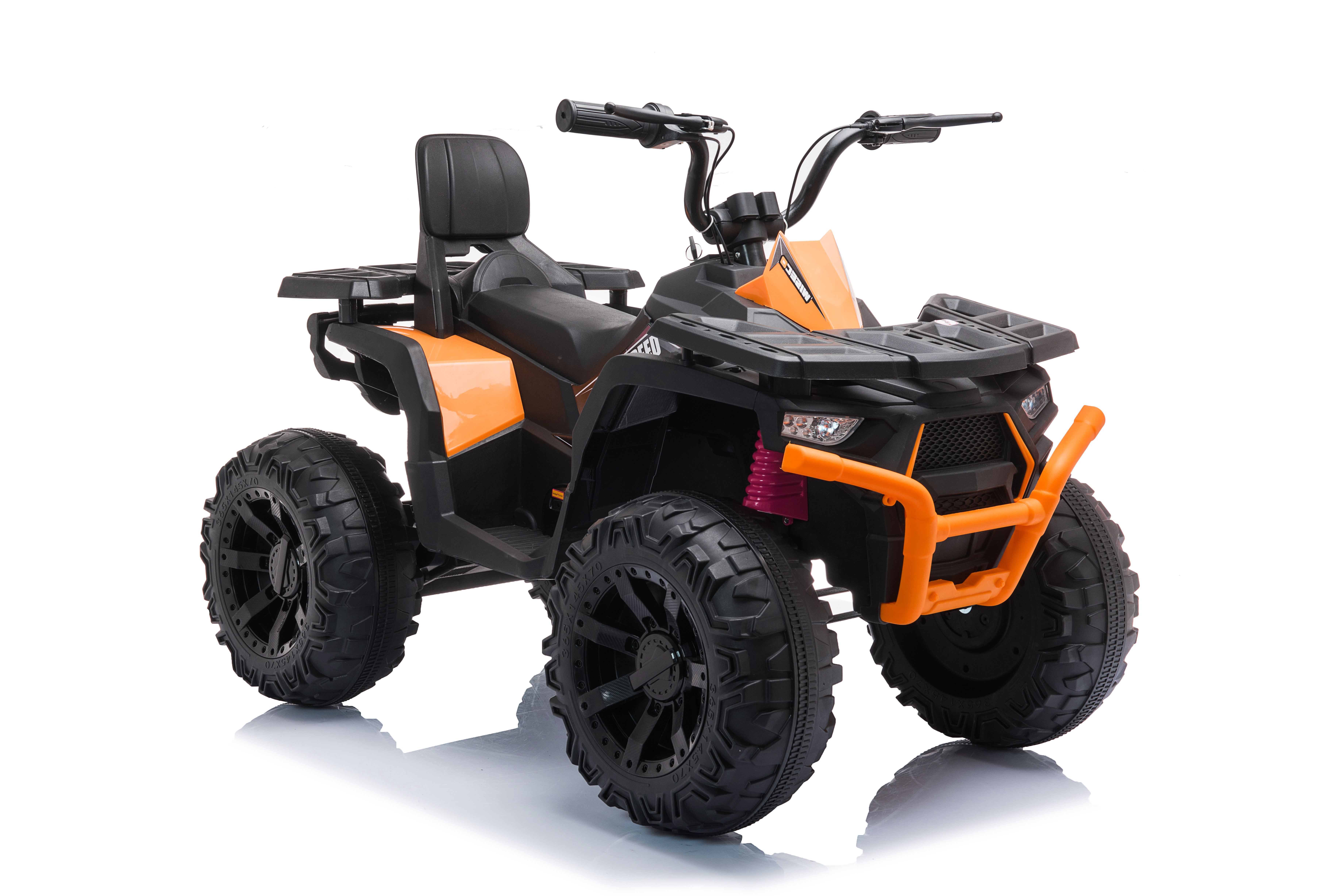 ATV Double Drive Children Ride- on Car With 40W*2 12V7AH*1 forward and backward, high and low speed, music with engine start sound, light, USB, MP3, power display, accelerator and brake,volume-Boyel Living