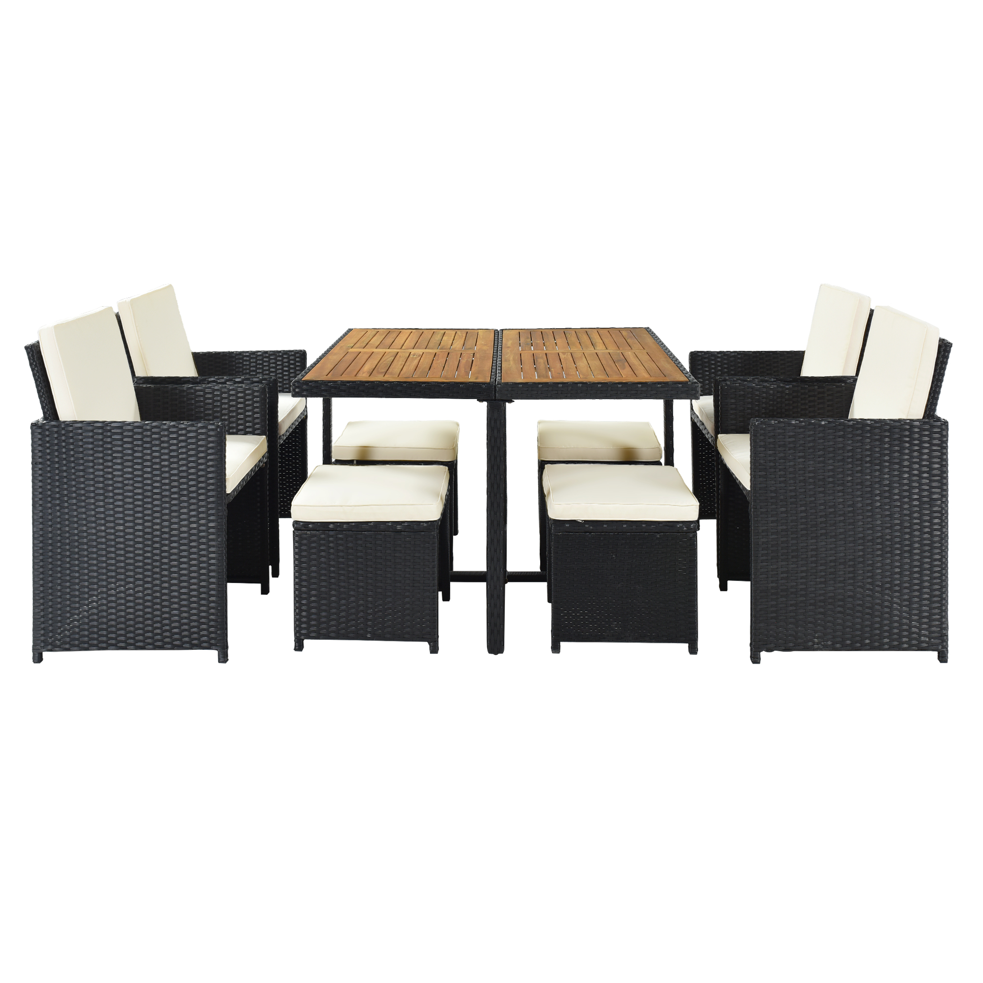 12 seater rattan dining set