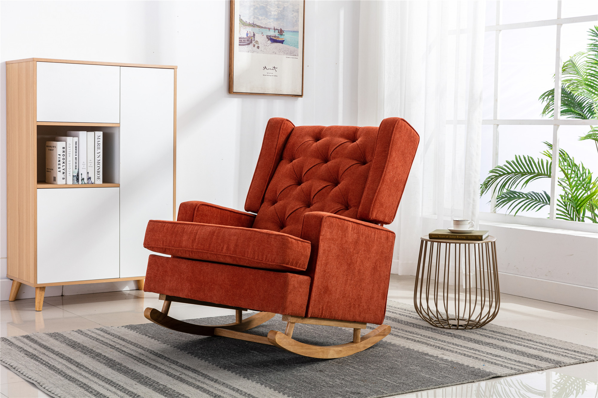 COOLMORE  living  room Comfortable  rocking chair  accent chair-Boyel Living