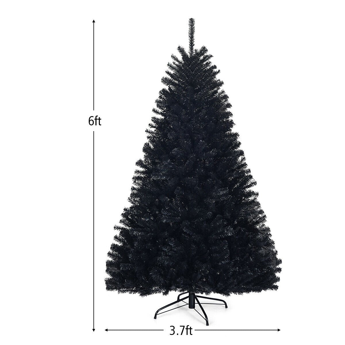 6 ft /7.5 ft Hinged Artificial Halloween Christmas Tree-Boyel Living