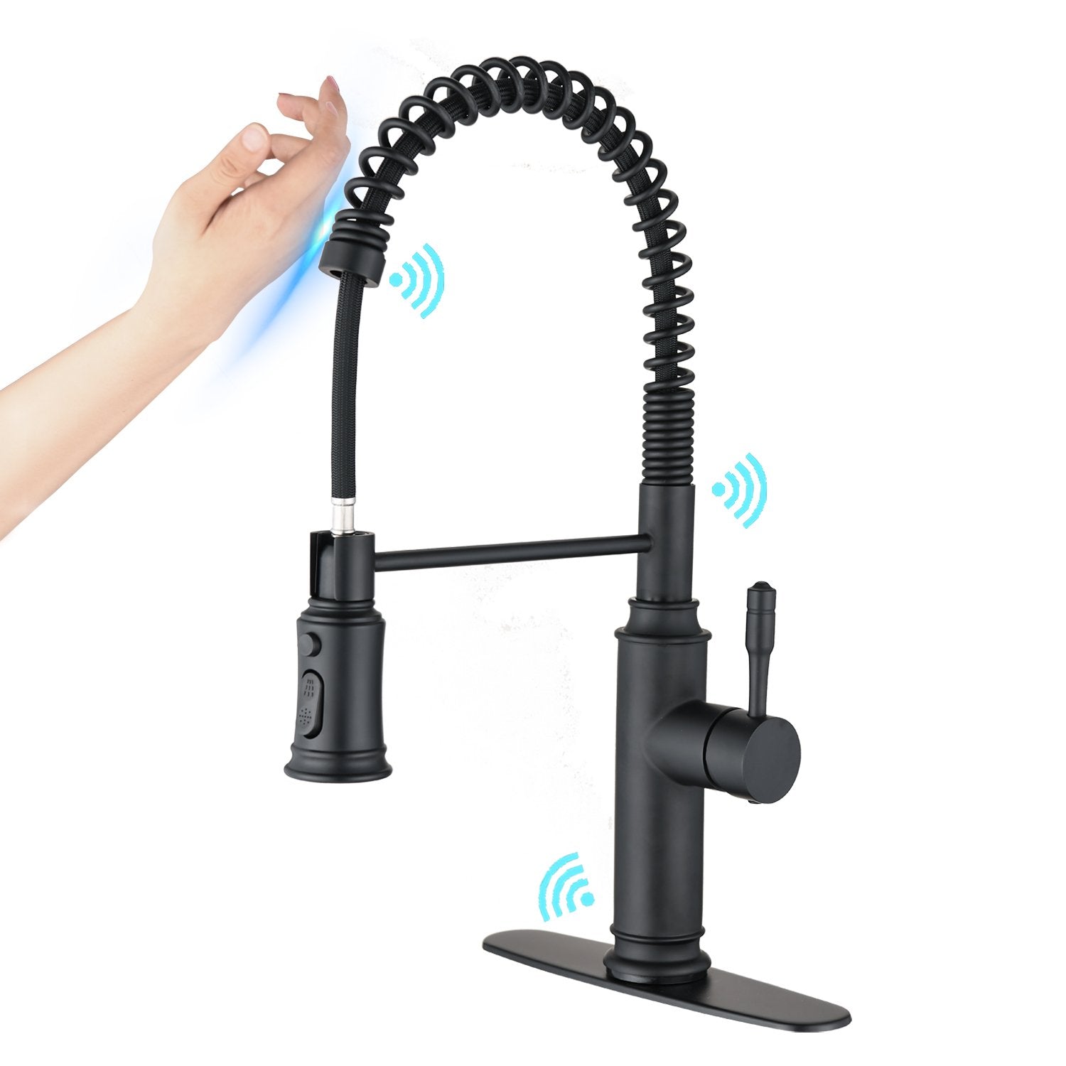 Touch Kitchen Faucet with Pull Down Sprayer-Boyel Living