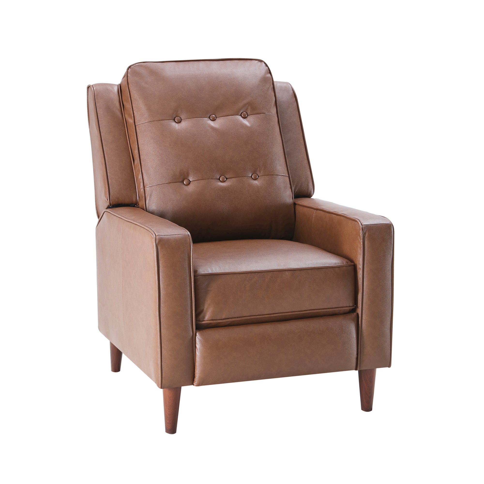 Push Back Recliner Manual Armchair with Medieval style Accent Chair for Living Room, Bedroom, Home Office-Boyel Living