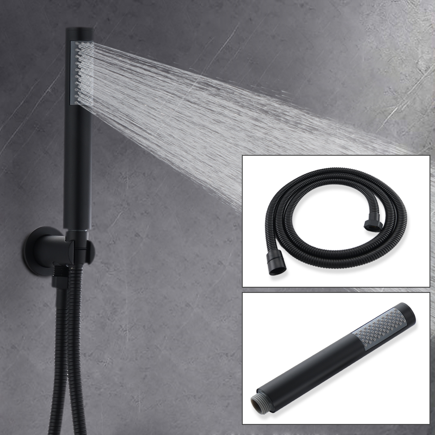 Shower Head System with Hand Shower