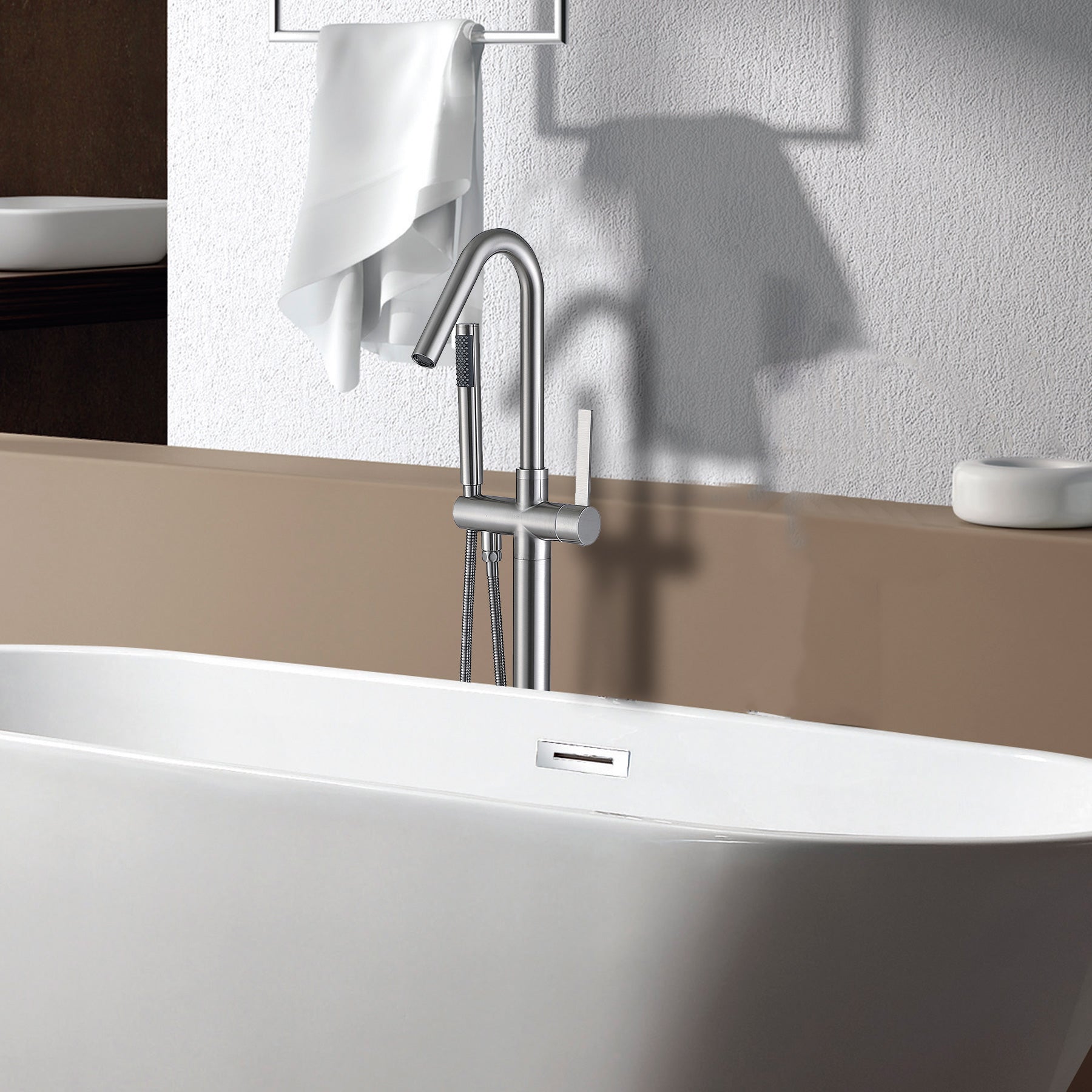 Modern Stand-alone Bathtub Faucet-Boyel Living