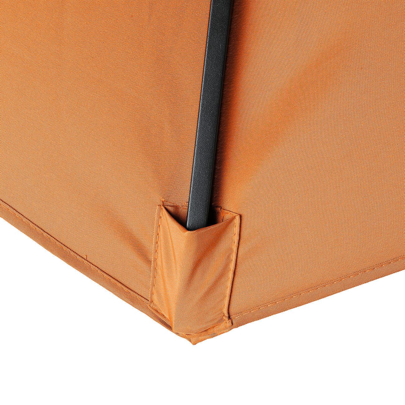 Boyel Living 10-ft Patio Umbrella with LED Lights (Orange)-Boyel Living