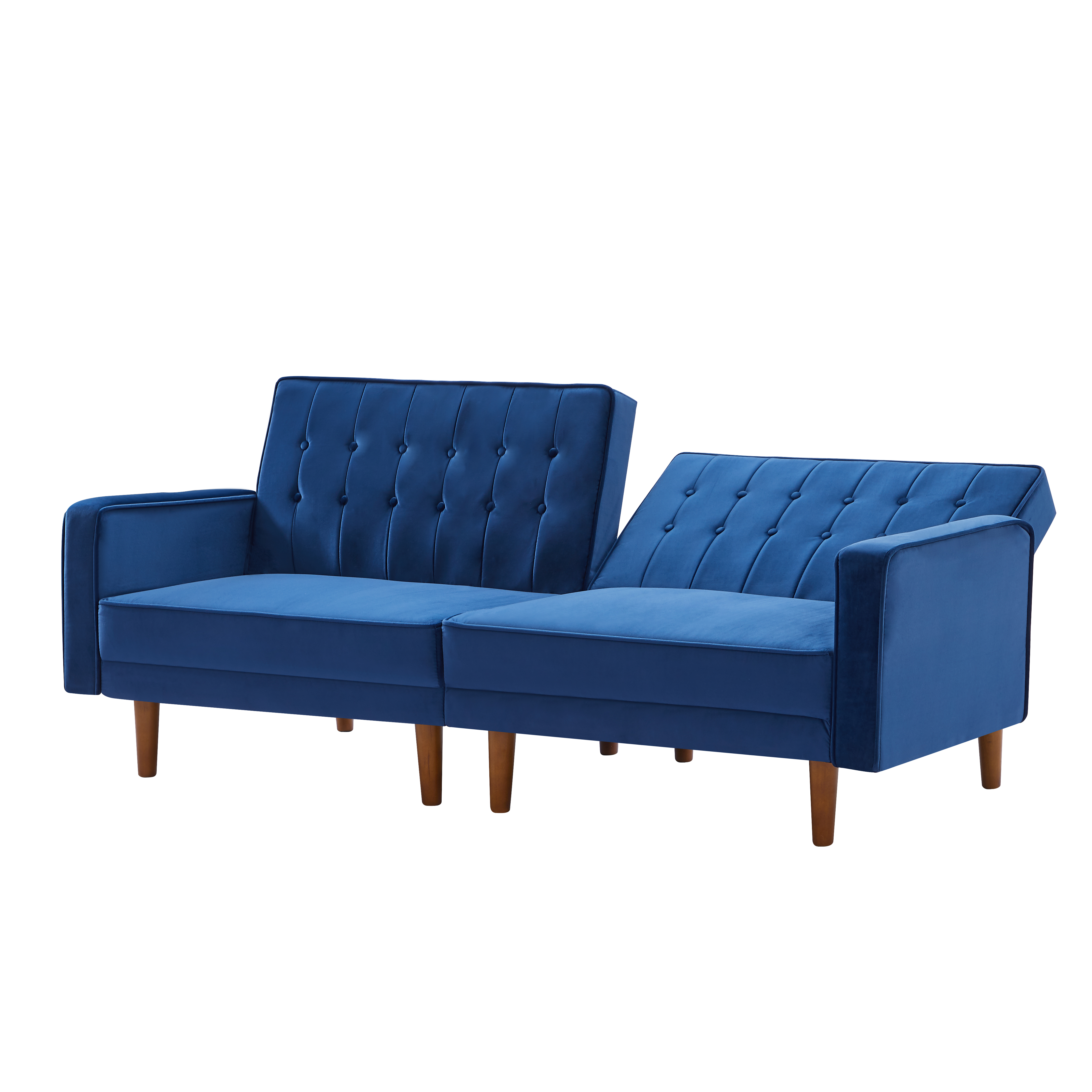 M1903-DBL   Royal blue split sofa-Boyel Living
