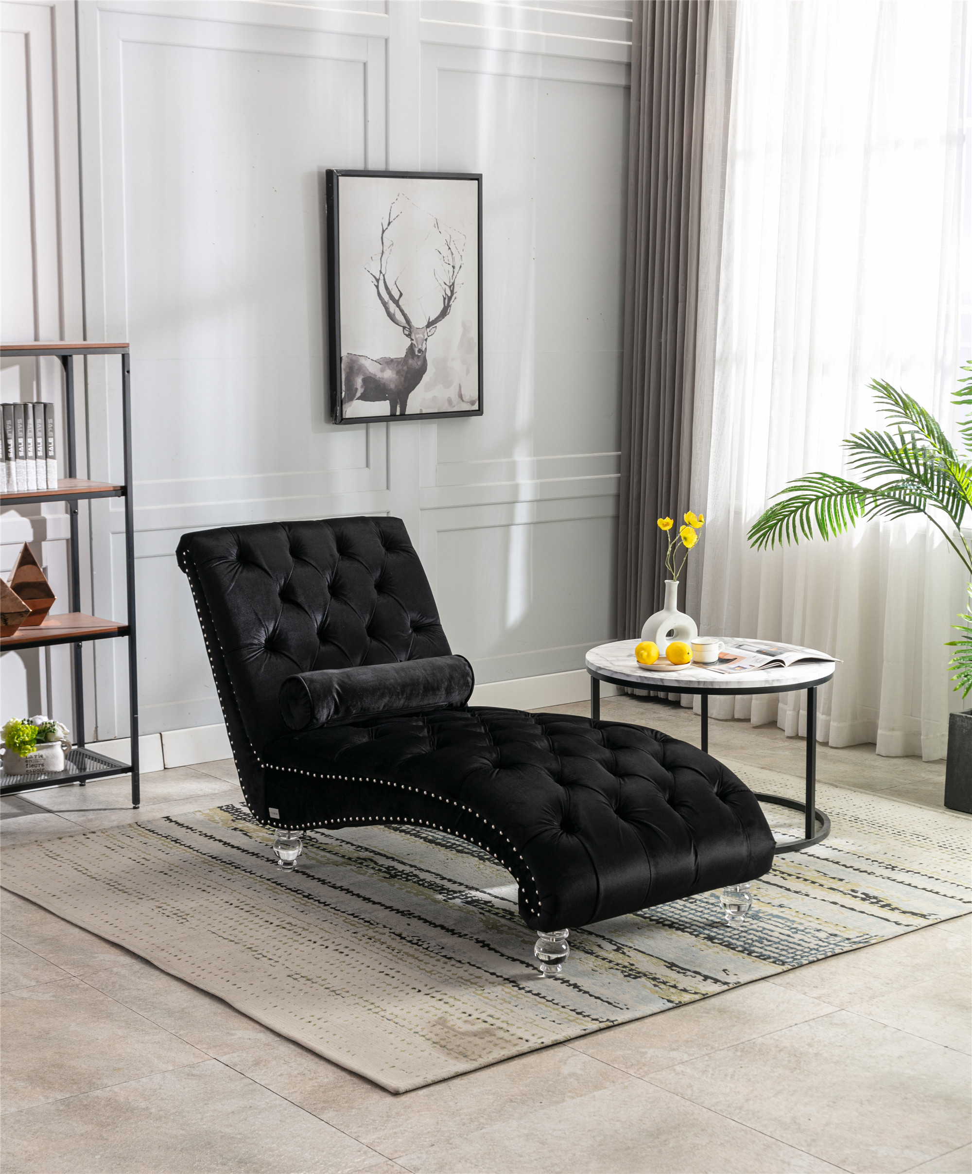 COOMORE   Leisure concubine sofa  with  acrylic  feet-Boyel Living
