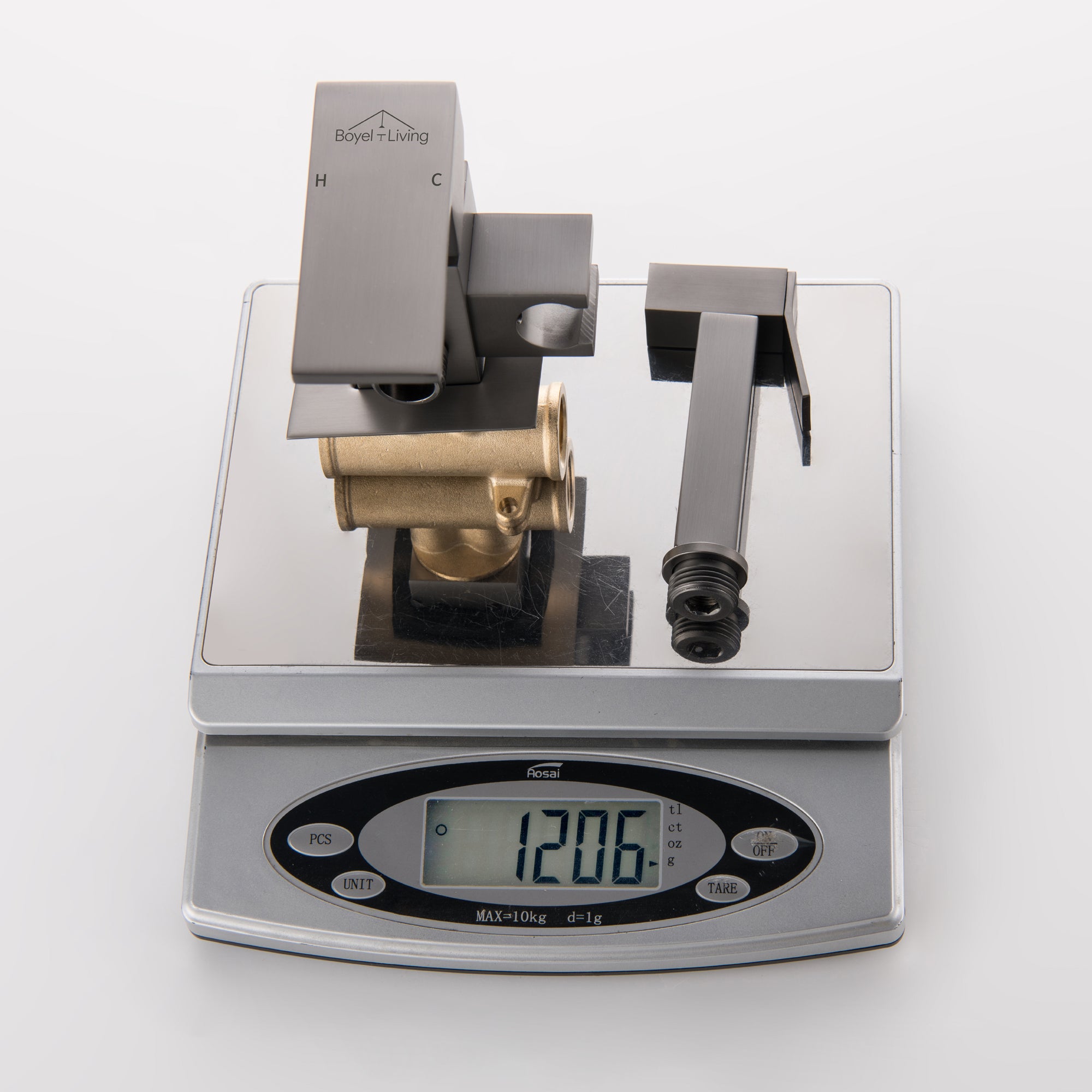 Boyel Living Wall Mount Single-Handle Bidet Faucet with Handle and Mixer Body-Boyel Living