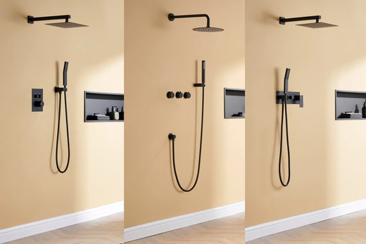 2022 New Trend Matte Black Shower System-Boyel Living