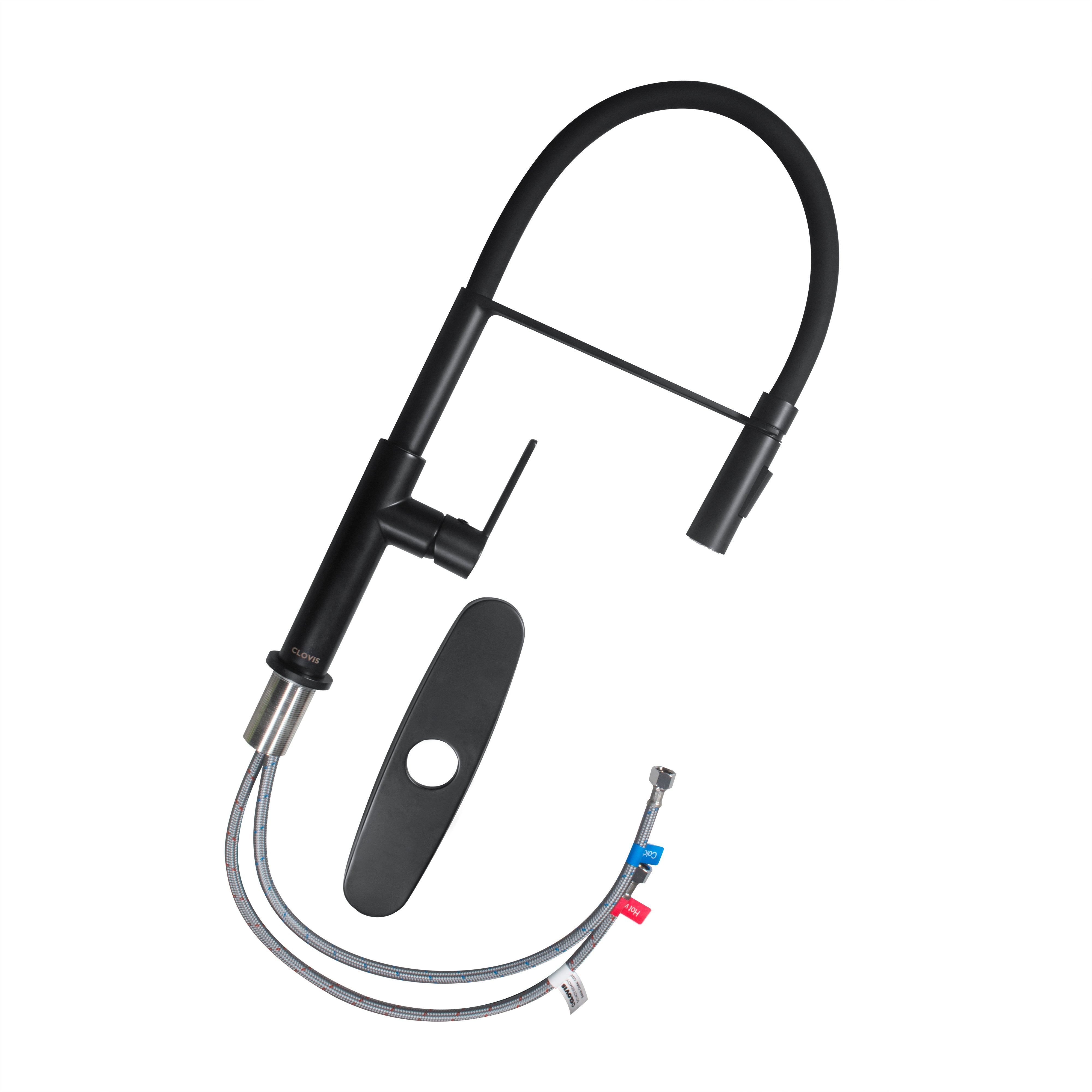 Pull Down Single Handle Kitchen Faucet-Boyel Living