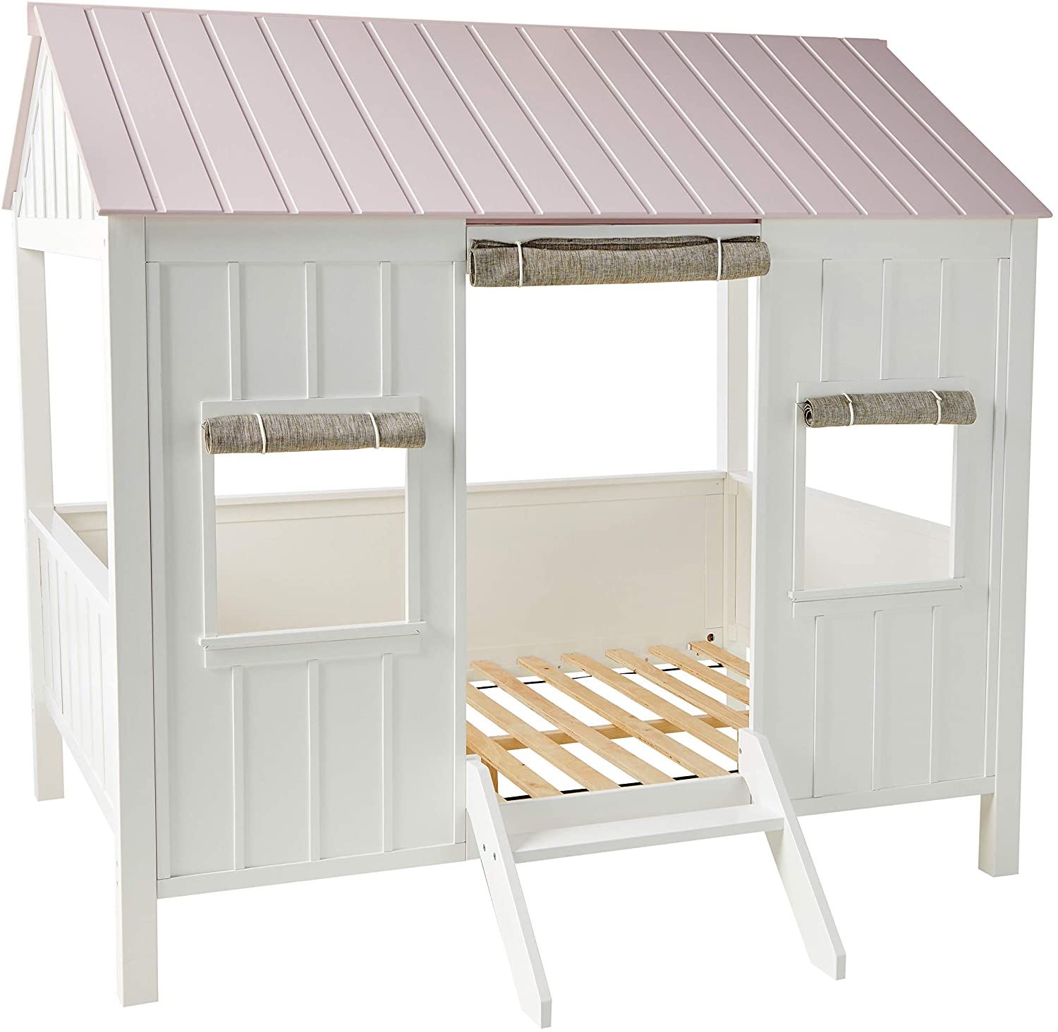ACME Spring Cottage Full Bed in White & Pink-Boyel Living