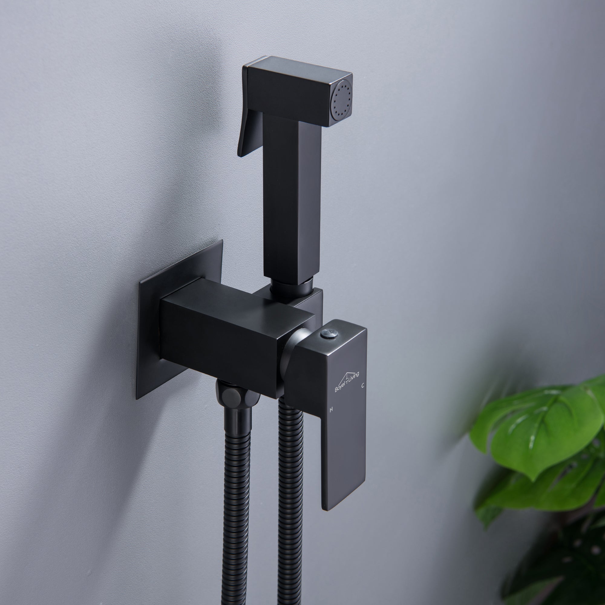 Boyel Living Wall Mount Single-Handle Bidet Faucet with Handle and Mixer Body-Boyel Living