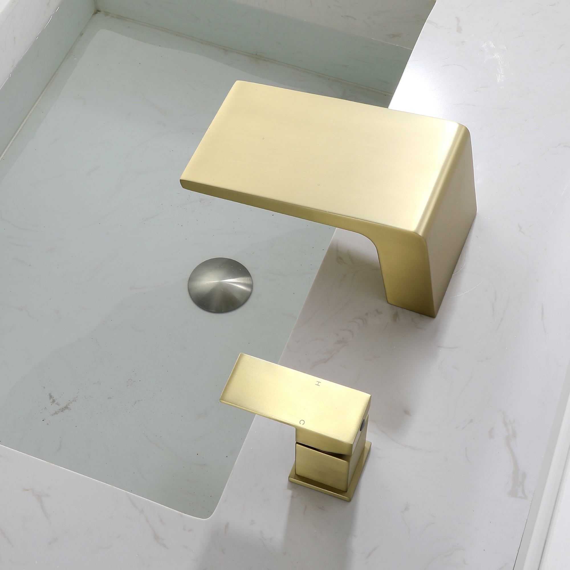 Boyel Living 8 in. Widespread Single Handle Bathroom Faucet with cUPC Hose-Boyel Living