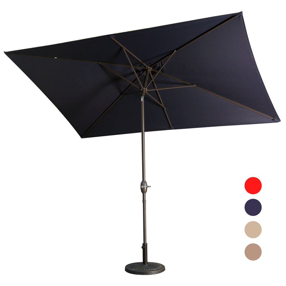 10' x 6'5 Rectangular Market Umbrella-Boyel Living