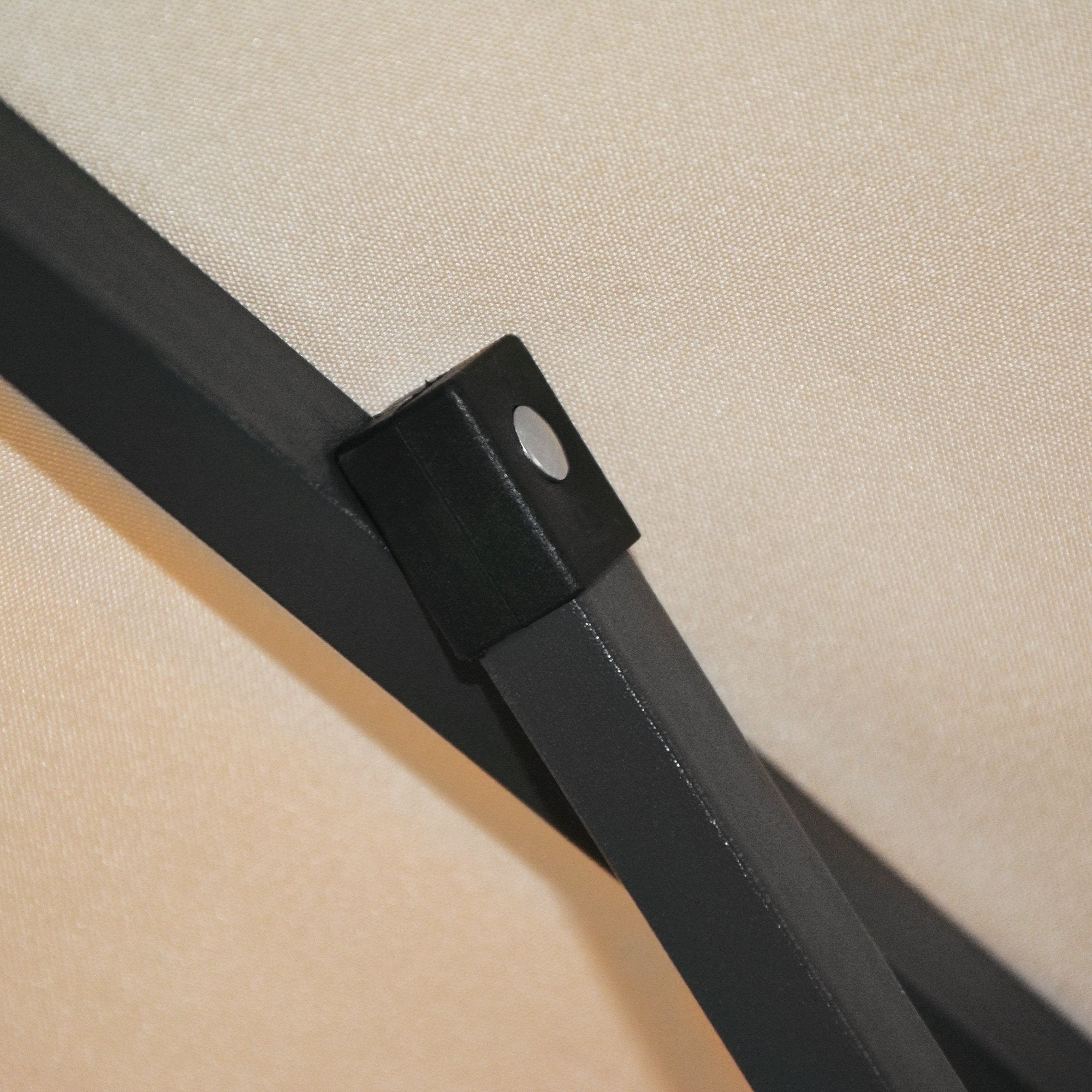 10FT Patio Offset Lighted Hanging Cantilever Umbrella for Backyard,Poolside, Garden and Lawn-Boyel Living