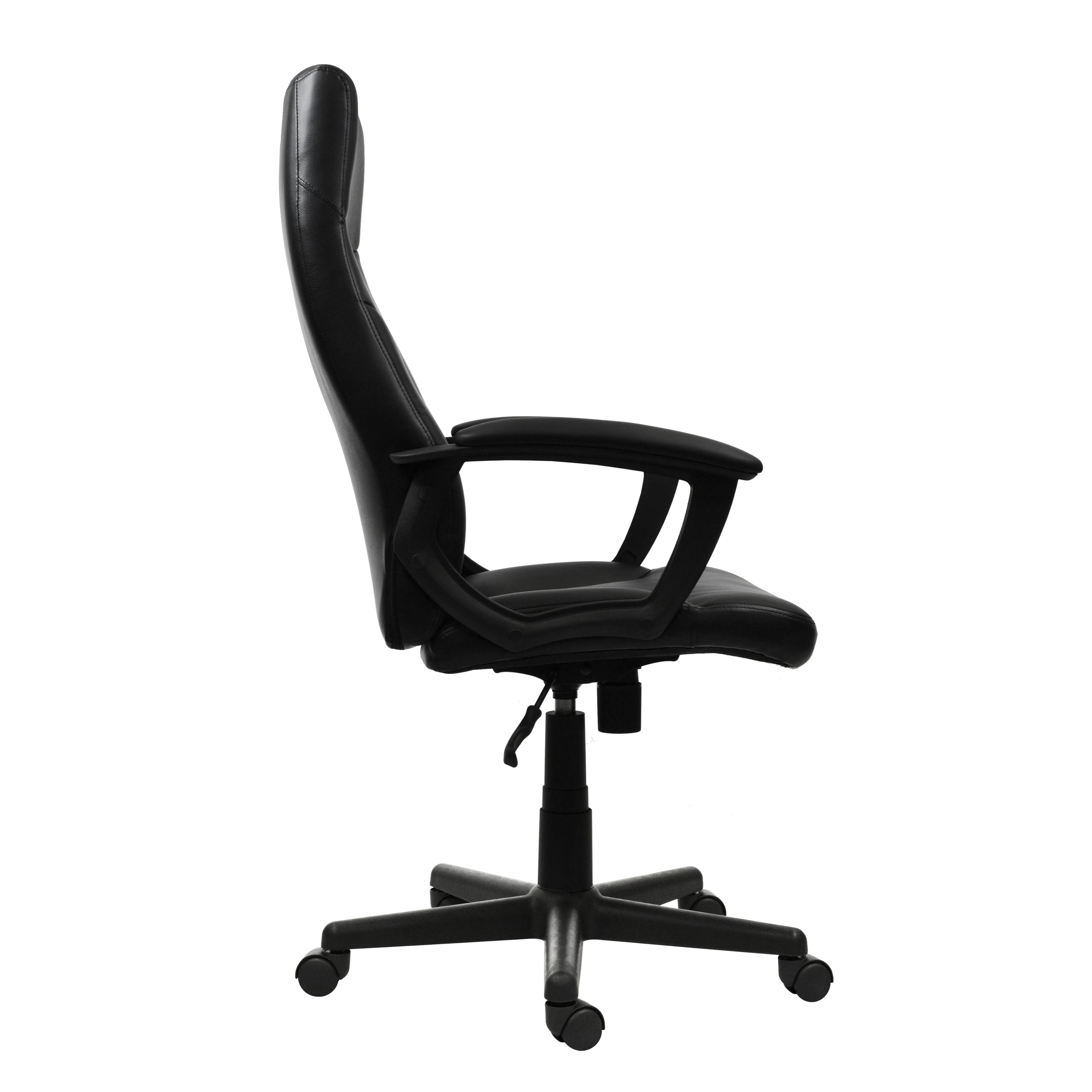 Techni Mobili Medium Back Executive Office Chair, Black-Boyel Living
