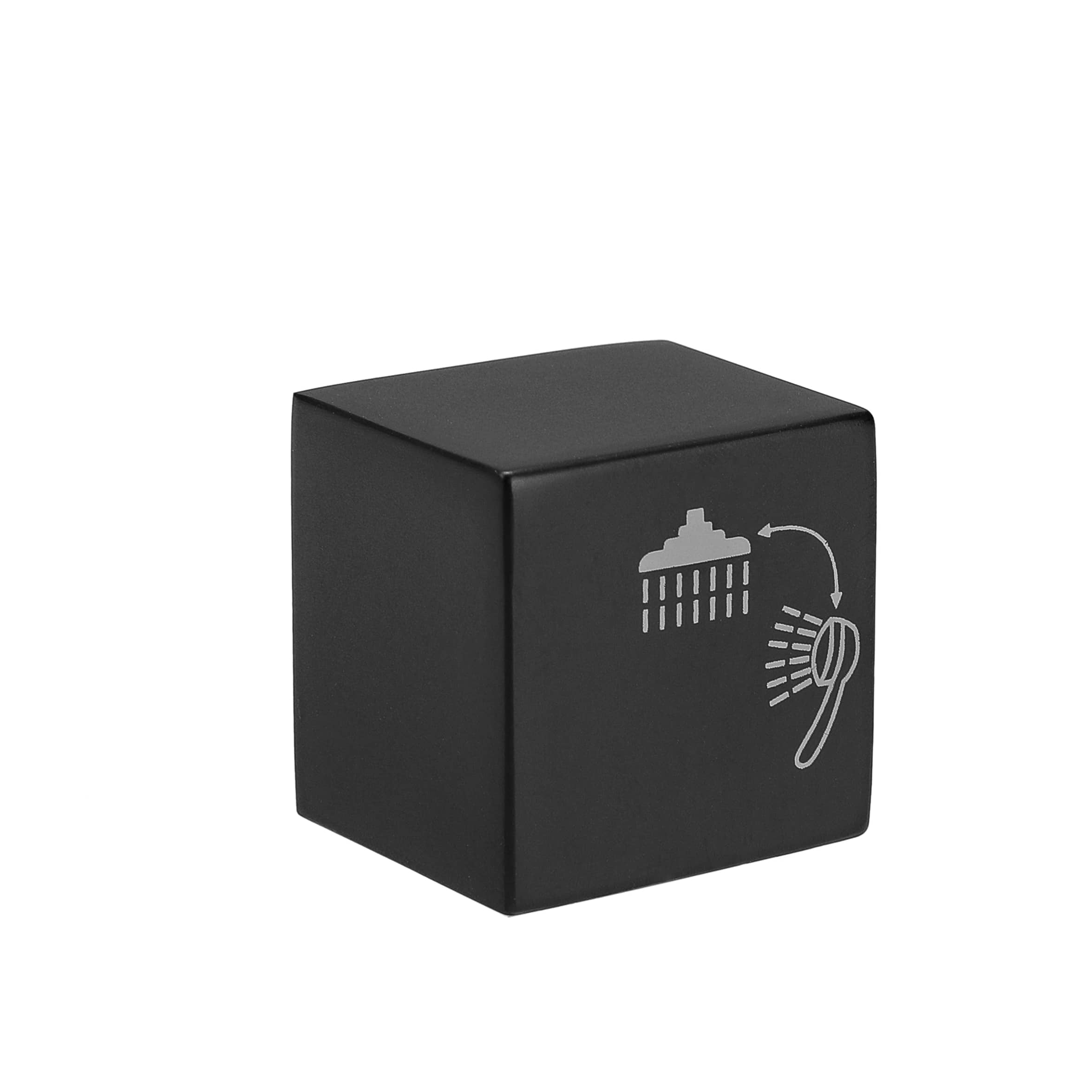 10 in. Square High Pressure Rain Shower System with Embedded Box in Matte Black-Boyel Living