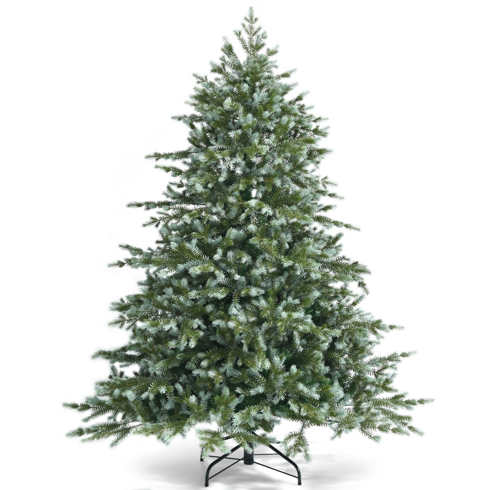 6 Feet Artificial Christmas Spruce Hinged Tree-Boyel Living