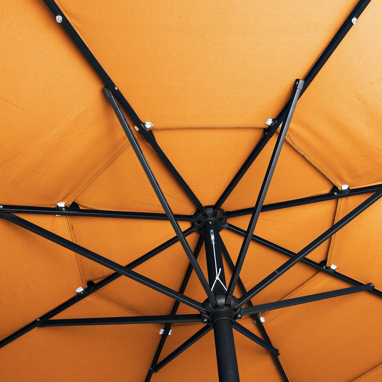 Boyel Living 11-Ft Market Patio Umbrella with LED (Orange)-Boyel Living