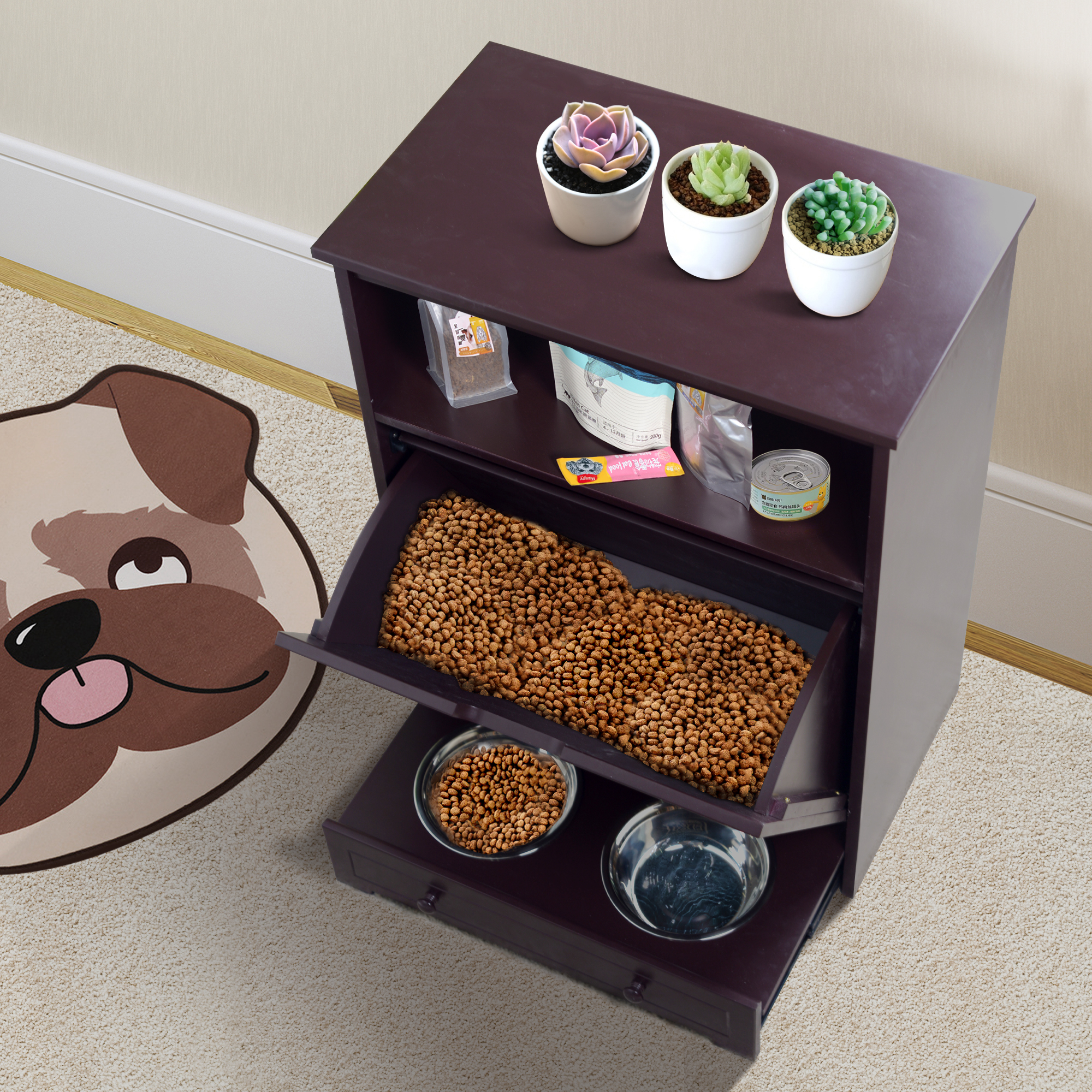 Best-selling pet food cabinets and feeding bowls pet water dispensers-Boyel Living