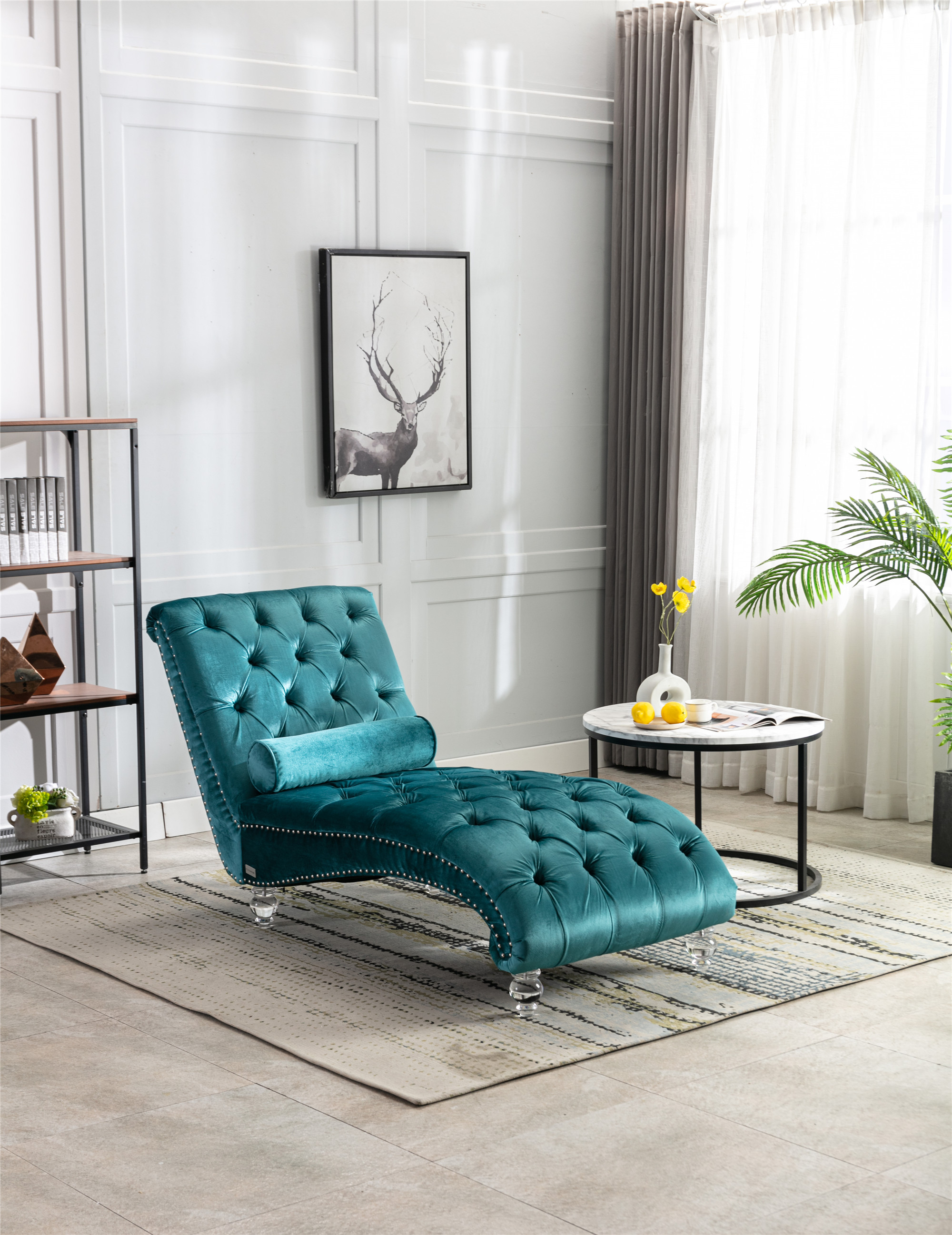 COOMORE   Leisure concubine sofa  with  acrylic  feet-Boyel Living