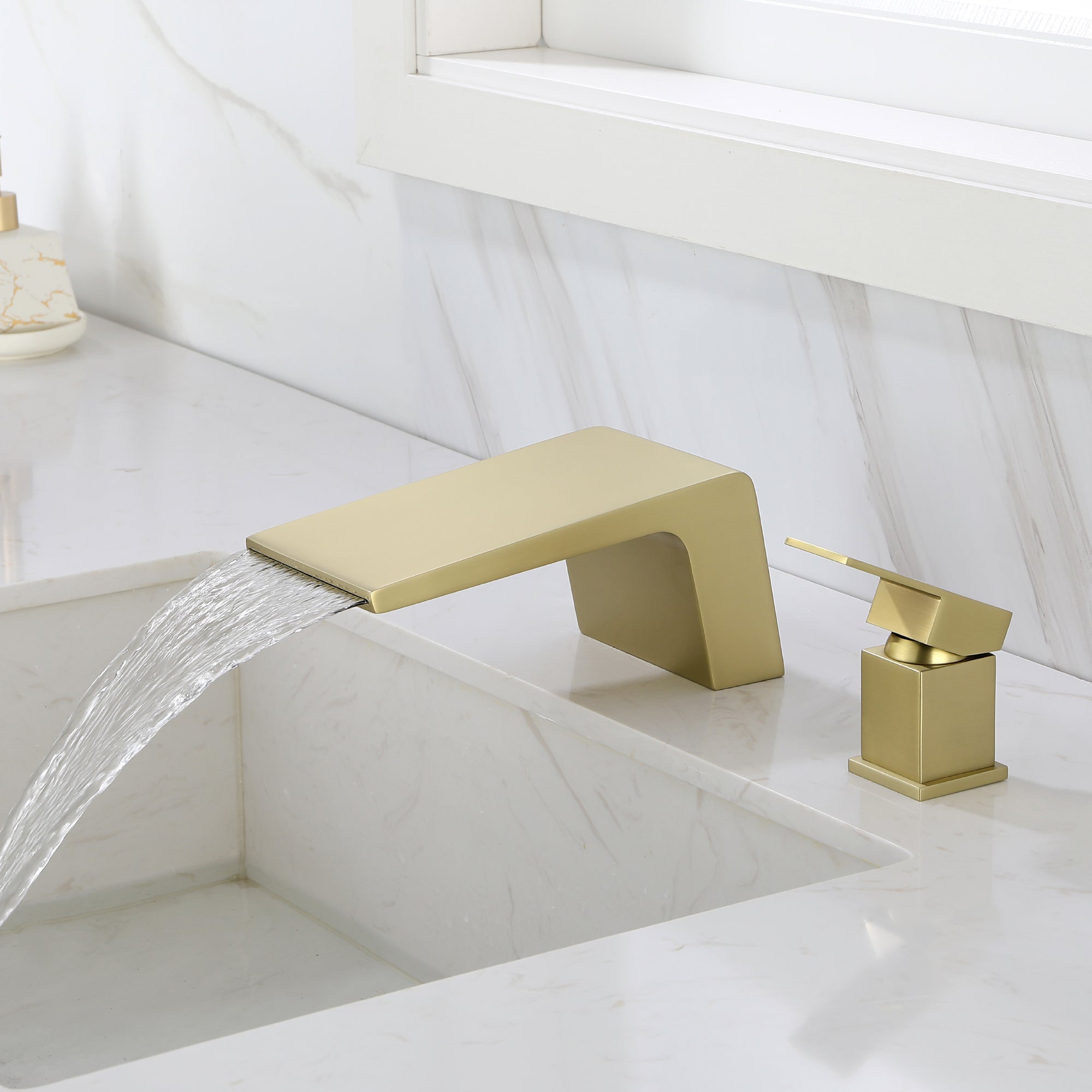 Boyel Living 8 in. Widespread Single Handle Bathroom Faucet with cUPC Hose-Boyel Living